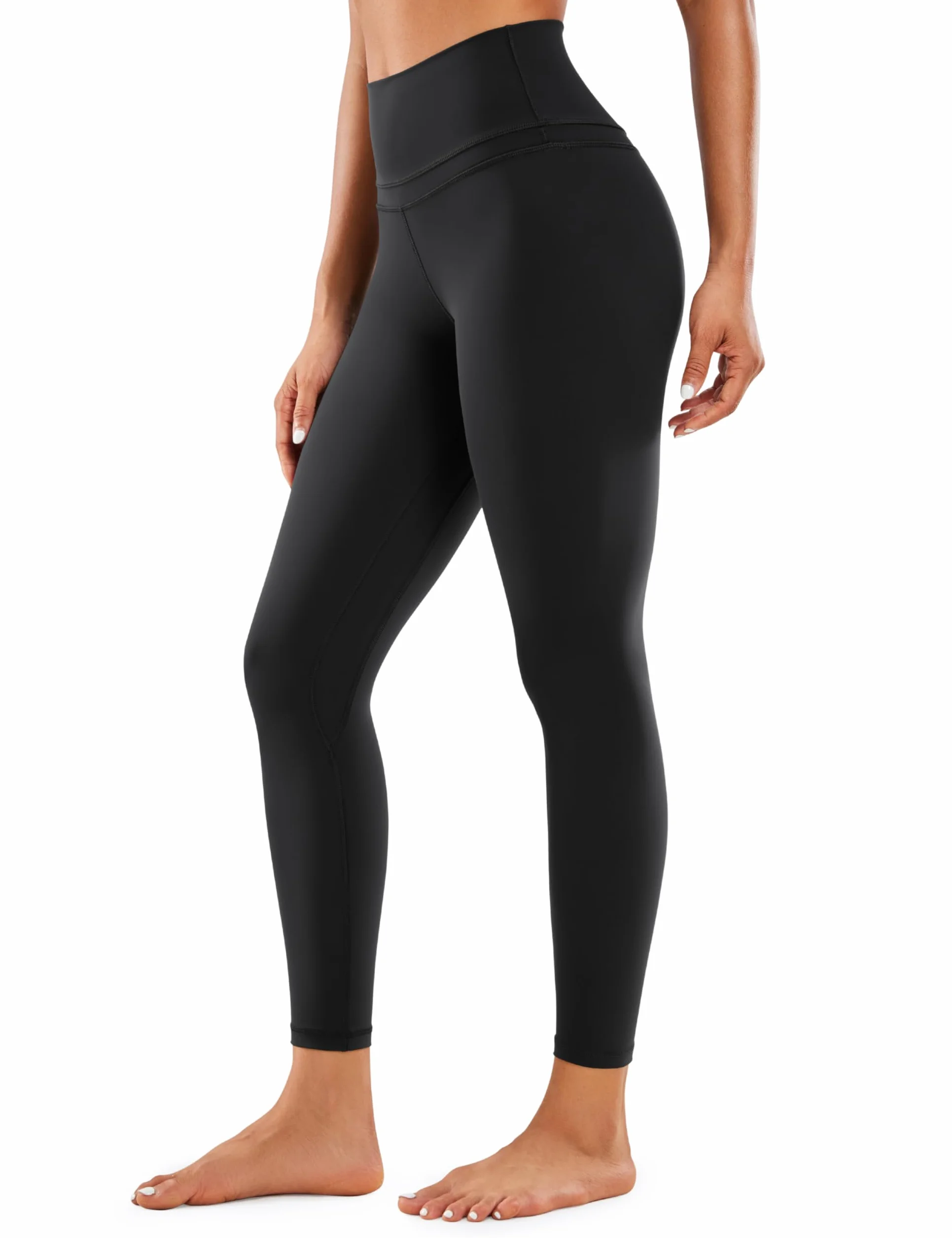CRZ YOGA Damskie Legginsy Treningowe Naked Feeling 25 Cali - Obcisłe Spodnie Do Jogi Z Wysokim Stanem 7/8
