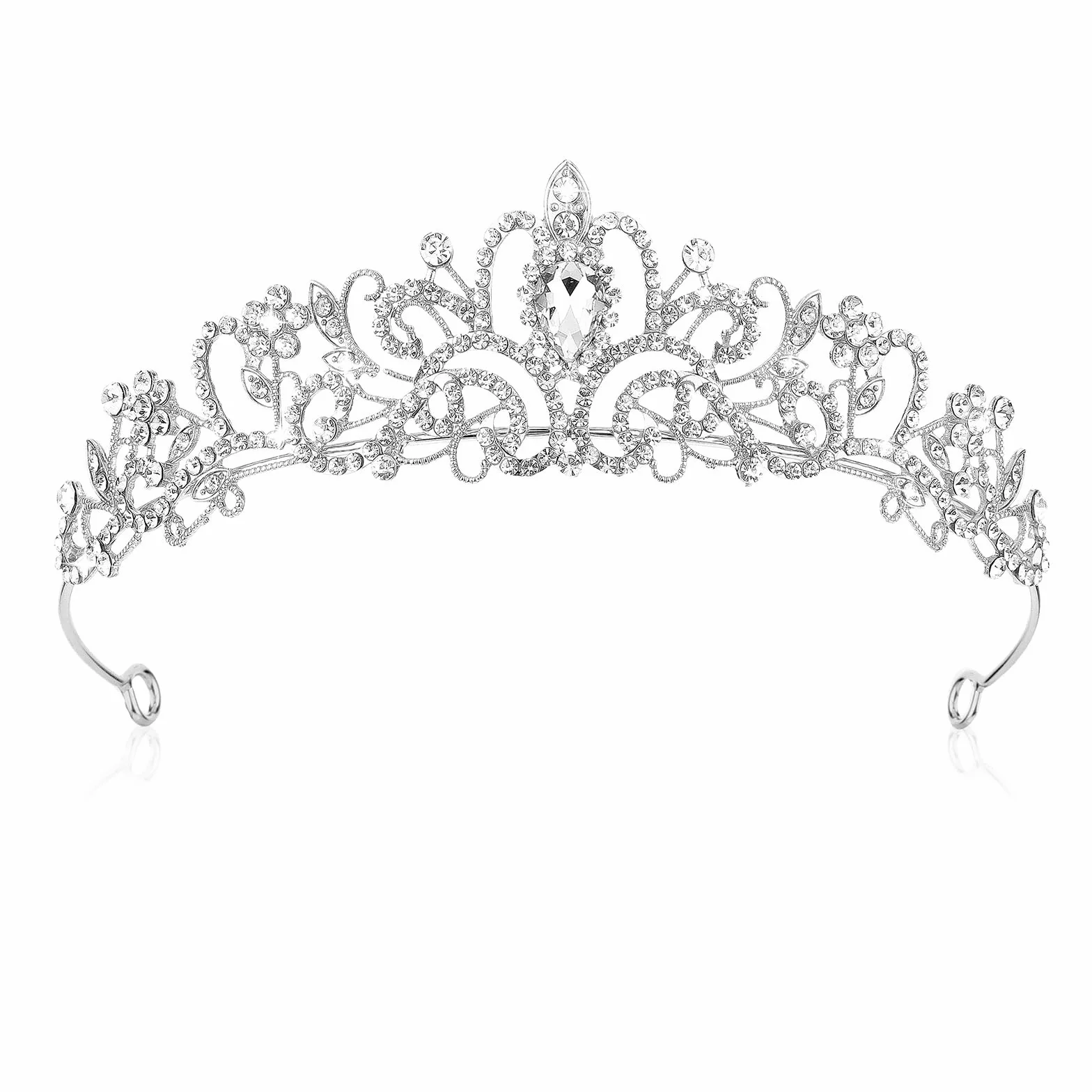 Korona księżniczki, diadem, dla kobiet, diadem, kryształowa tiara, korona księżniczki, elegancka korona księżniczki, biżuteria dla panny młodej, stras, opaska na czoło, prezent dla kobiet, na wesele,