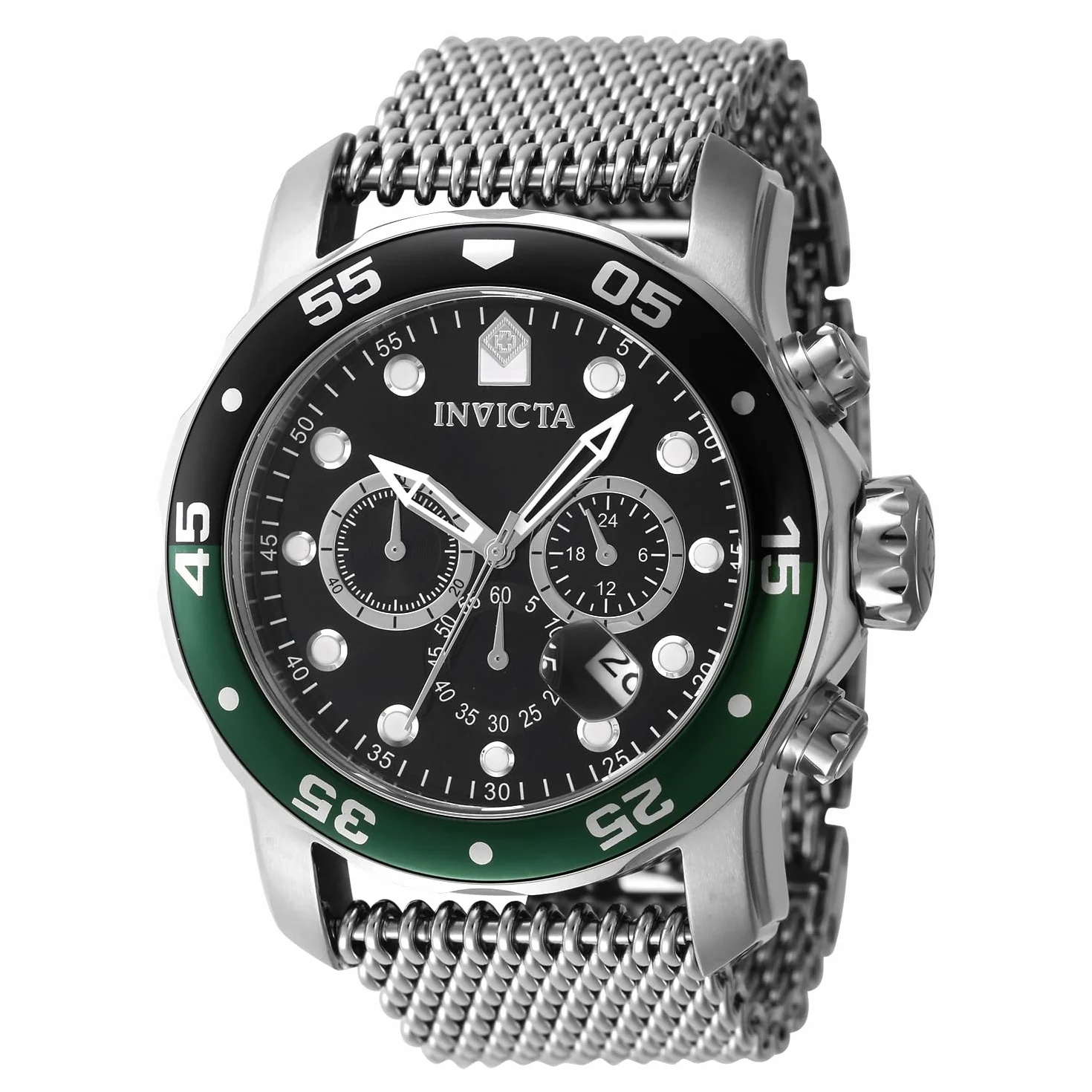 Invicta Pro Diver Męski Zegarek Kwarc ze Stal nierdzewna - 48mm