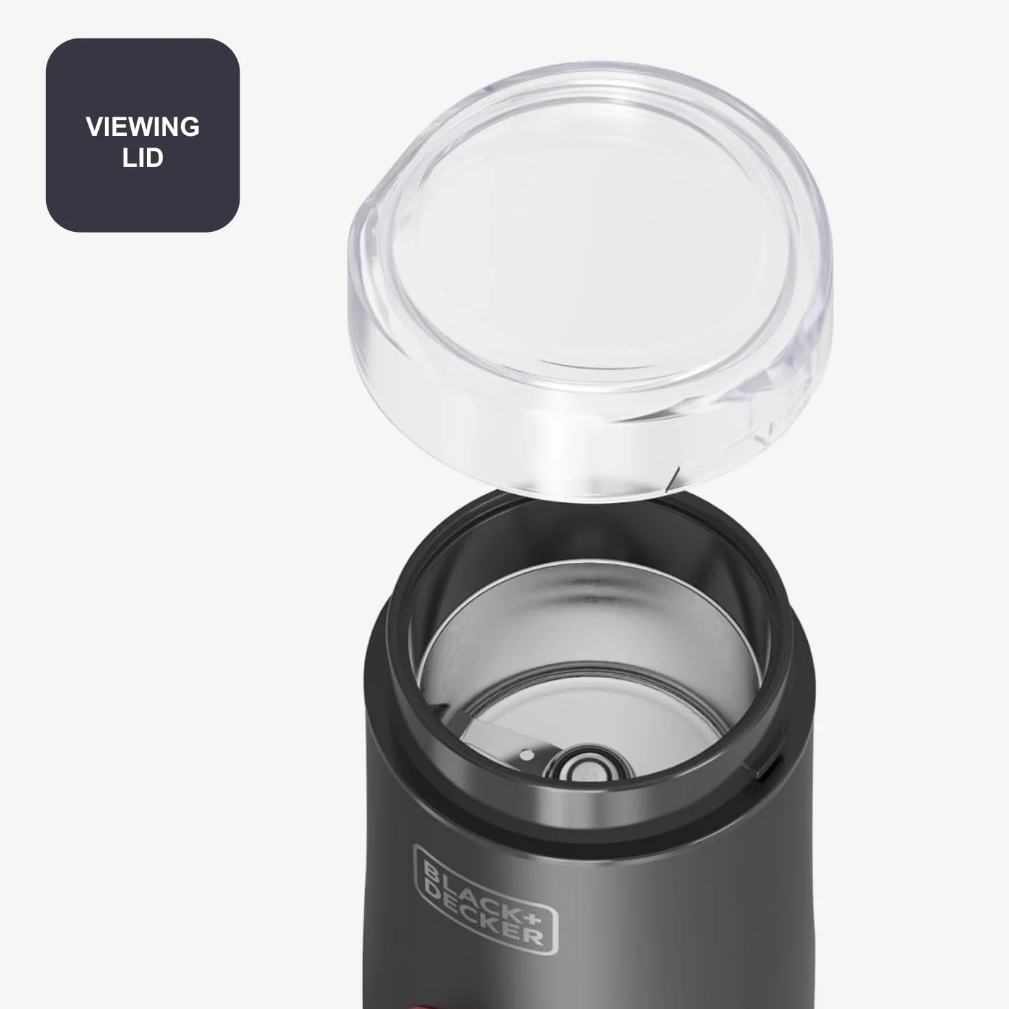 BLACK+DECKER Elektryczny młynek 150 W ze stali nierdzewnej 50 g