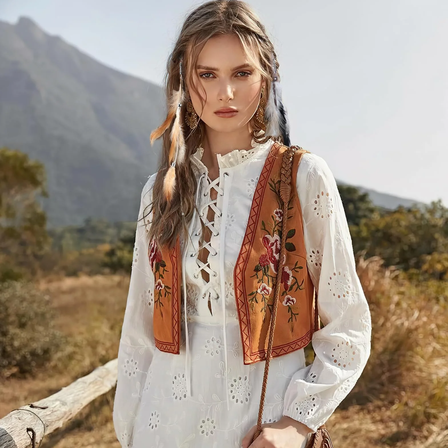 MWOOT 6 sztuk klipsów do włosów z piórami, indyjskie ozdoby do włosów dla kobiet, pióra, ozdoby do włosów w stylu boho, ozdoba głowy do kostiumu karnawałowego, Cosplay, akcesoria do dekoracji włosów z