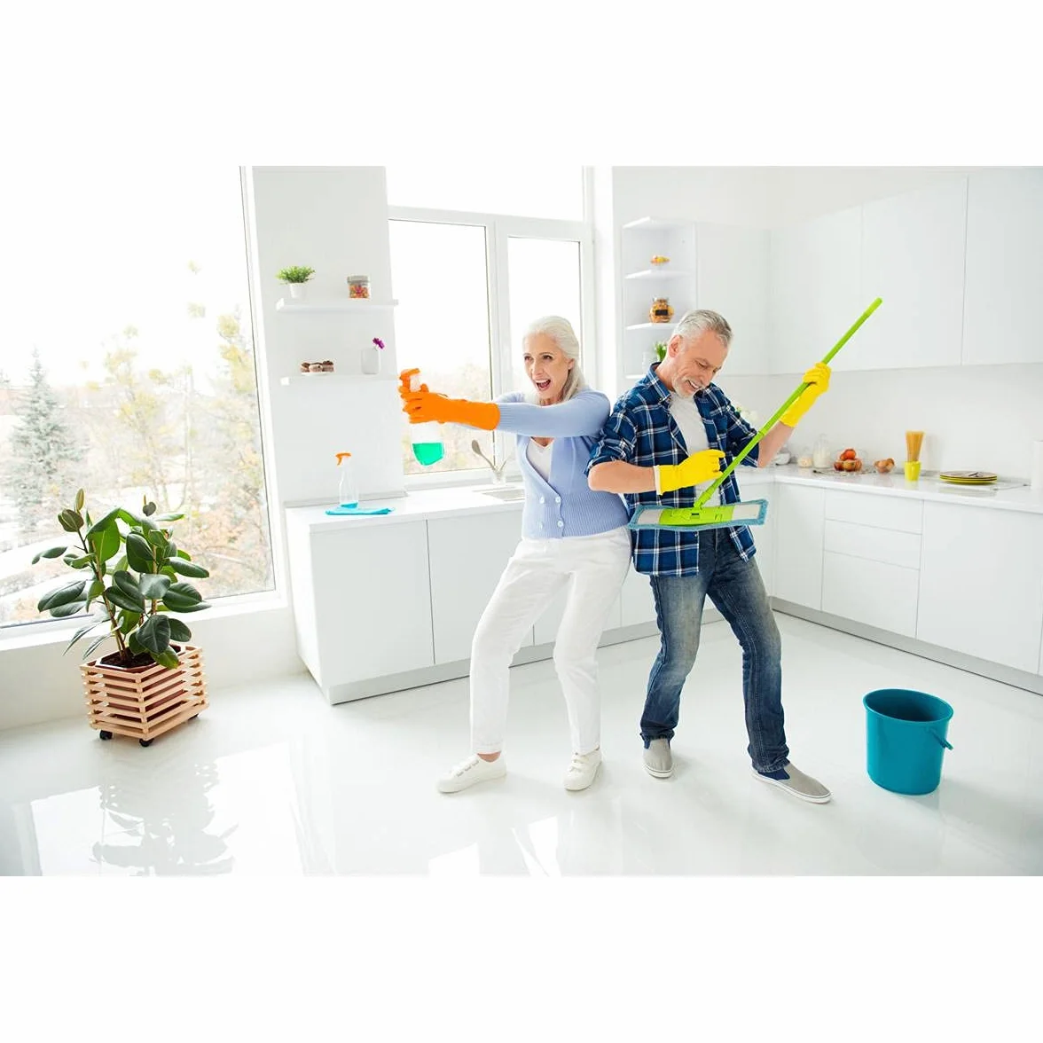 Swiffer Wymienne Końcówki do Miotełki do Kurzu 5 szt Żółte