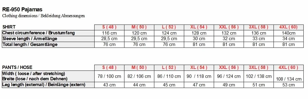 Revise RE-950 męska piżama - krótka - na lato - 100% bawełna - Czarny C2 - Roz. 3XL