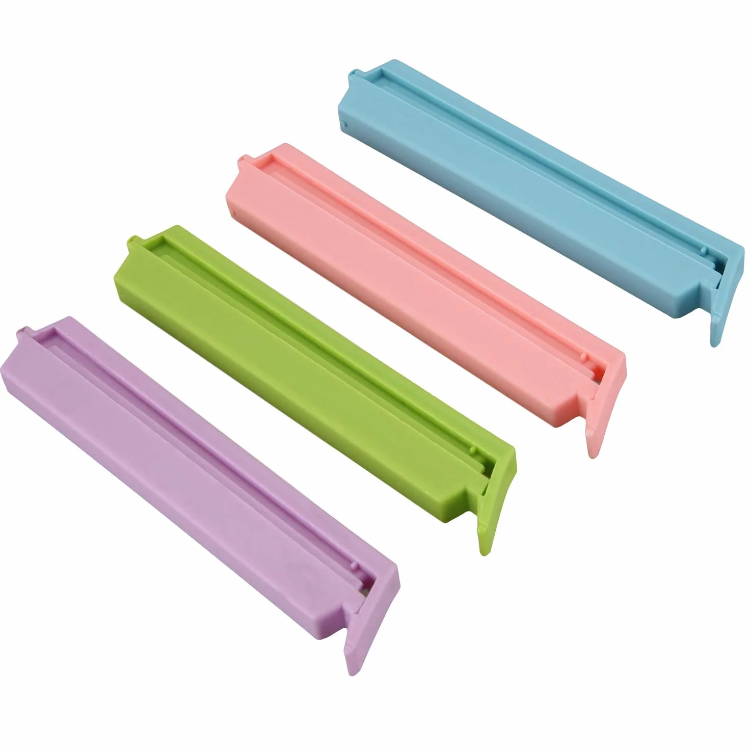 Kitchen Plastic Storage Food Seal Sealing Bag Clamp 12x S,M,L