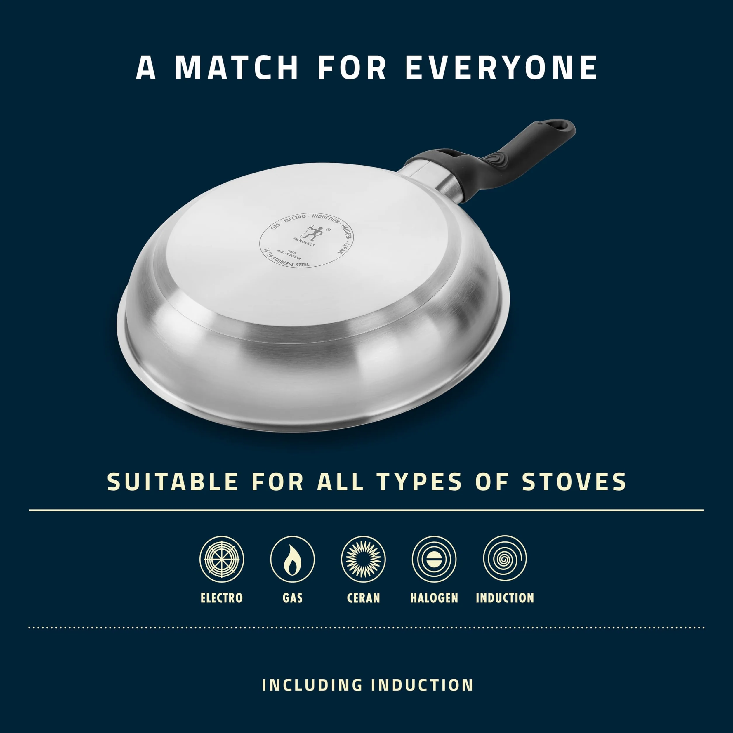 HENCKELS by ZWILLING Stream patelnia 20 cm z powłoką ceramiczną do indukcji