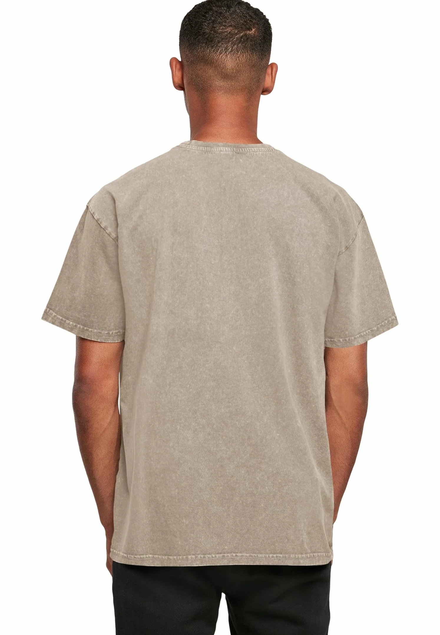 MERCHCODE Męski T-shirt 100% bawełna, ciemny khaki XL, ciemnokhaki., XL