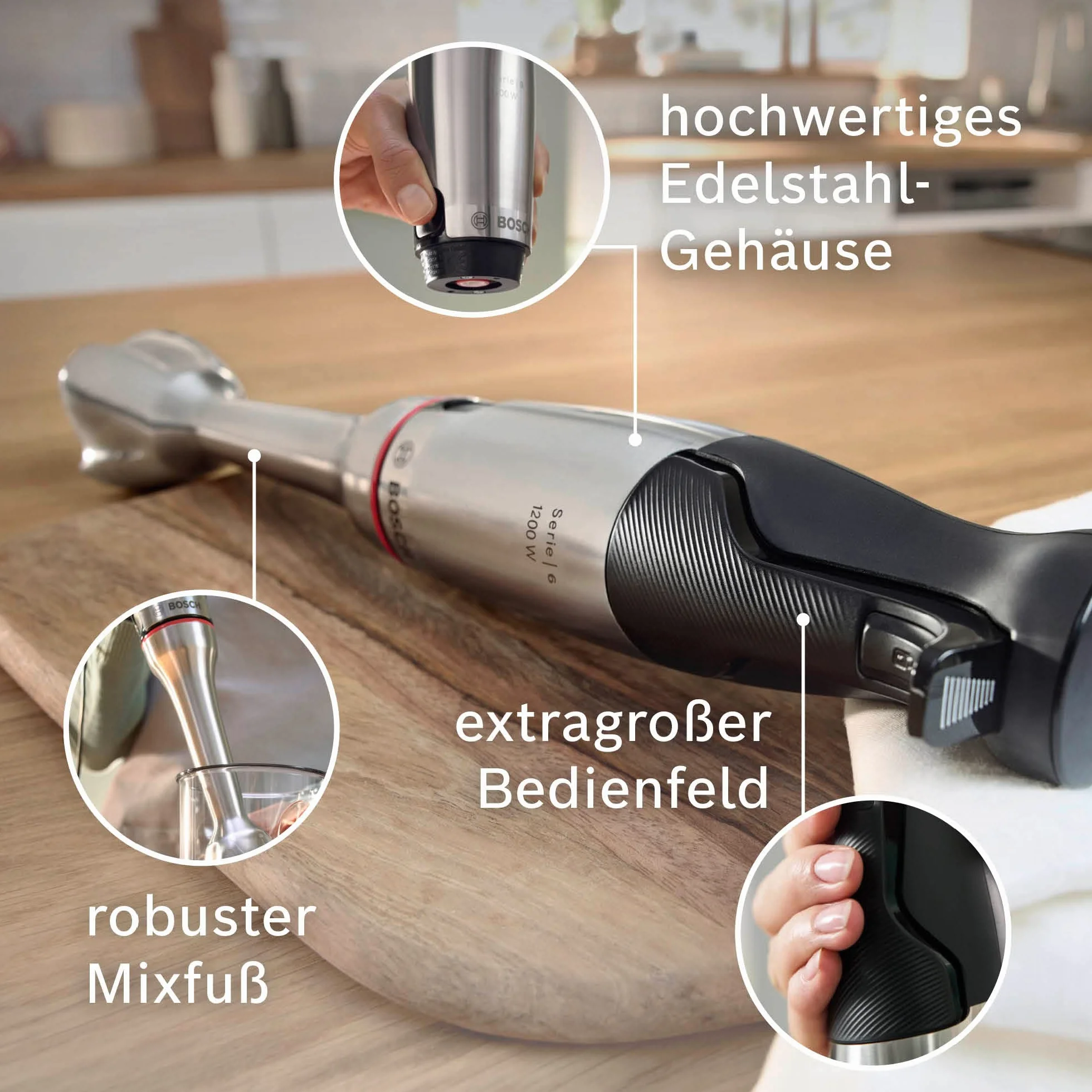 Bosch ErgoMaster Serie 6 MSM6M810 blender ręczny 1200 W