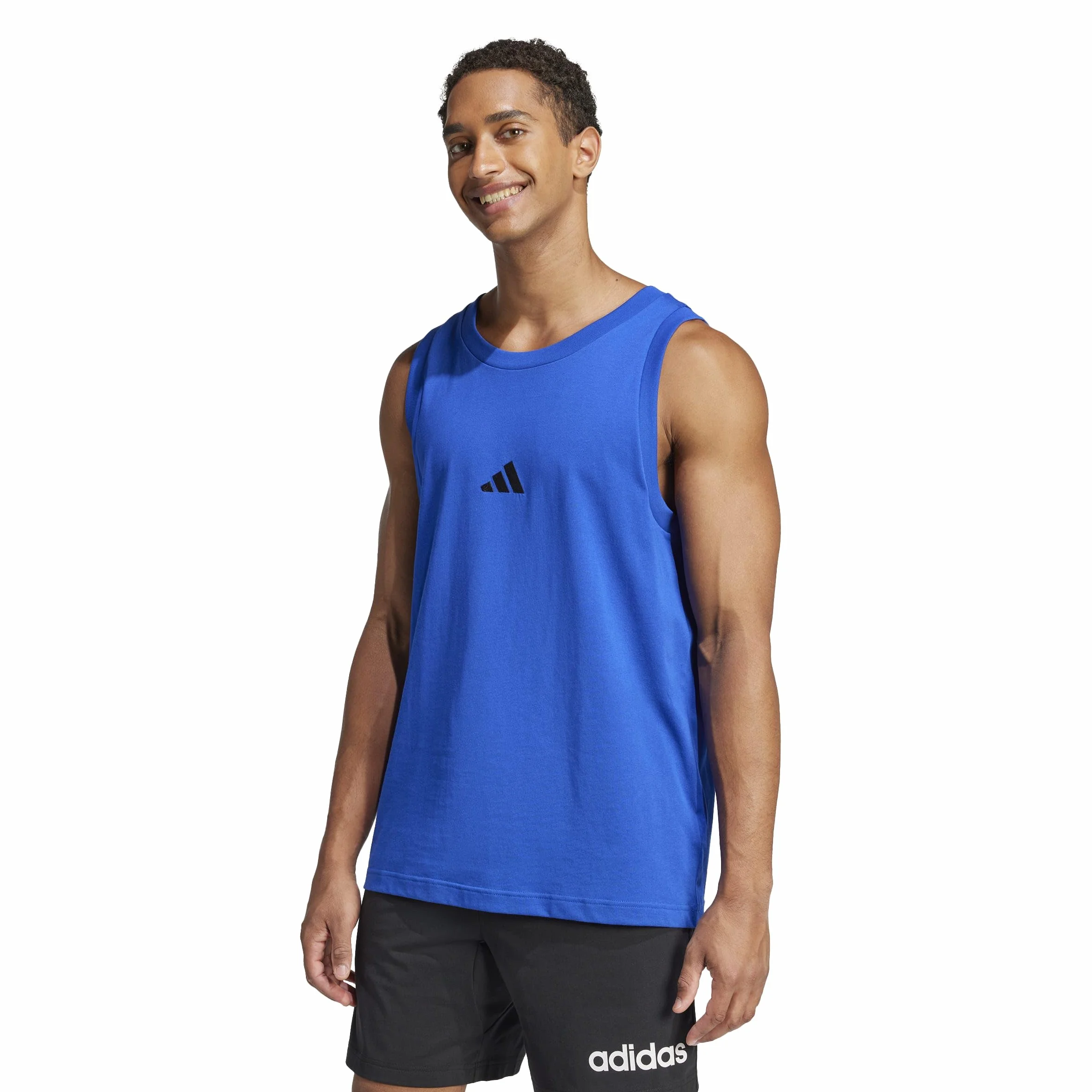 adidas Kamizelka Mężczyźni Essentials Small Logo Single Jersey Tank Top