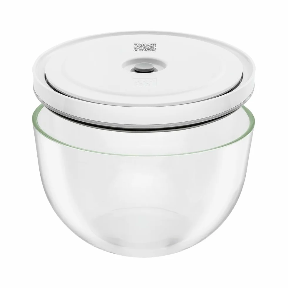 ZWILLING Fresh & Save BOWLS zestaw startowy próżniowy, 9-częściowy, szklana miska M-18 cm, L-24 cm, worek, pompka
