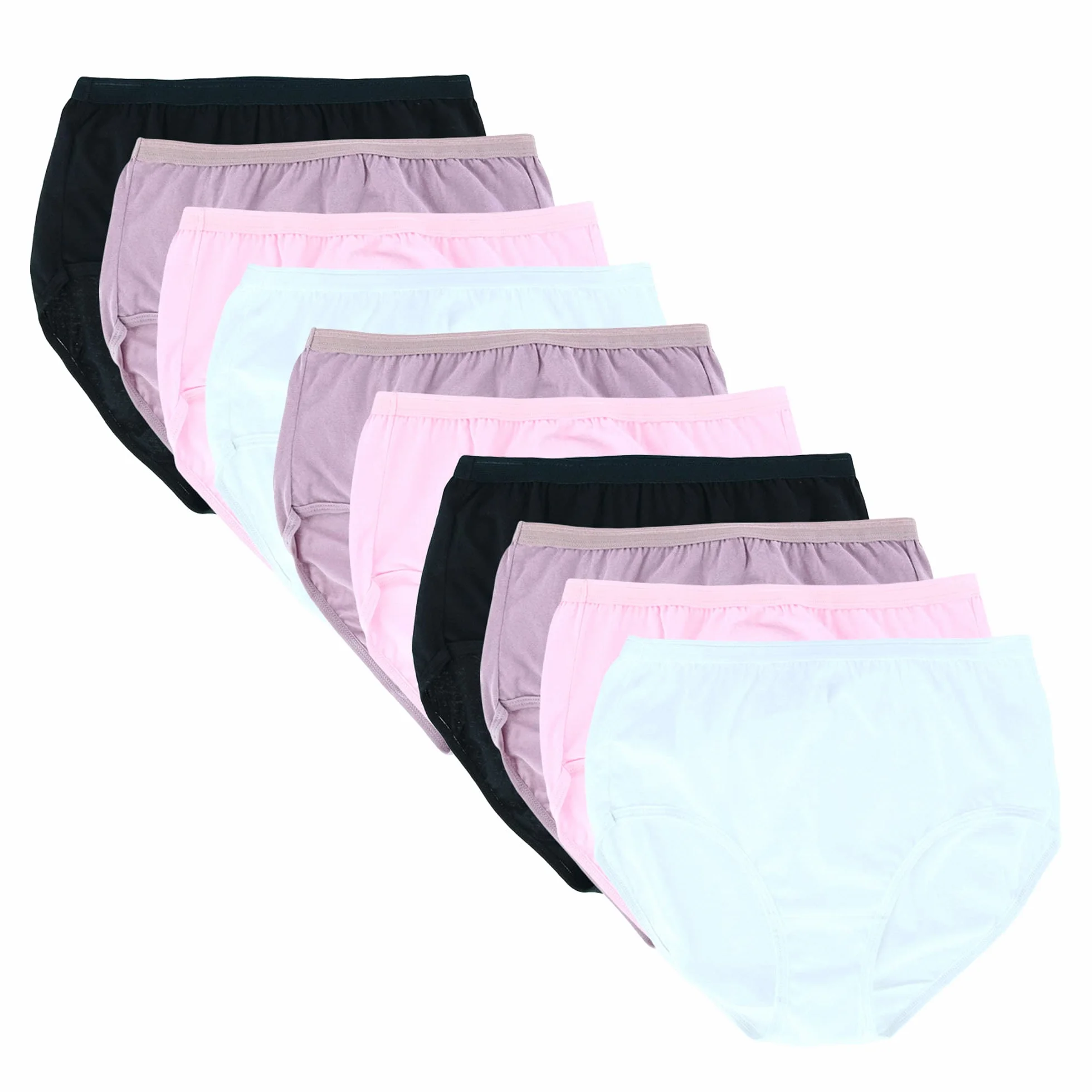Fruit of the Loom Krótkie Kobiety Underwear Cotton Brief Panty Multipack (6 w zestawie)