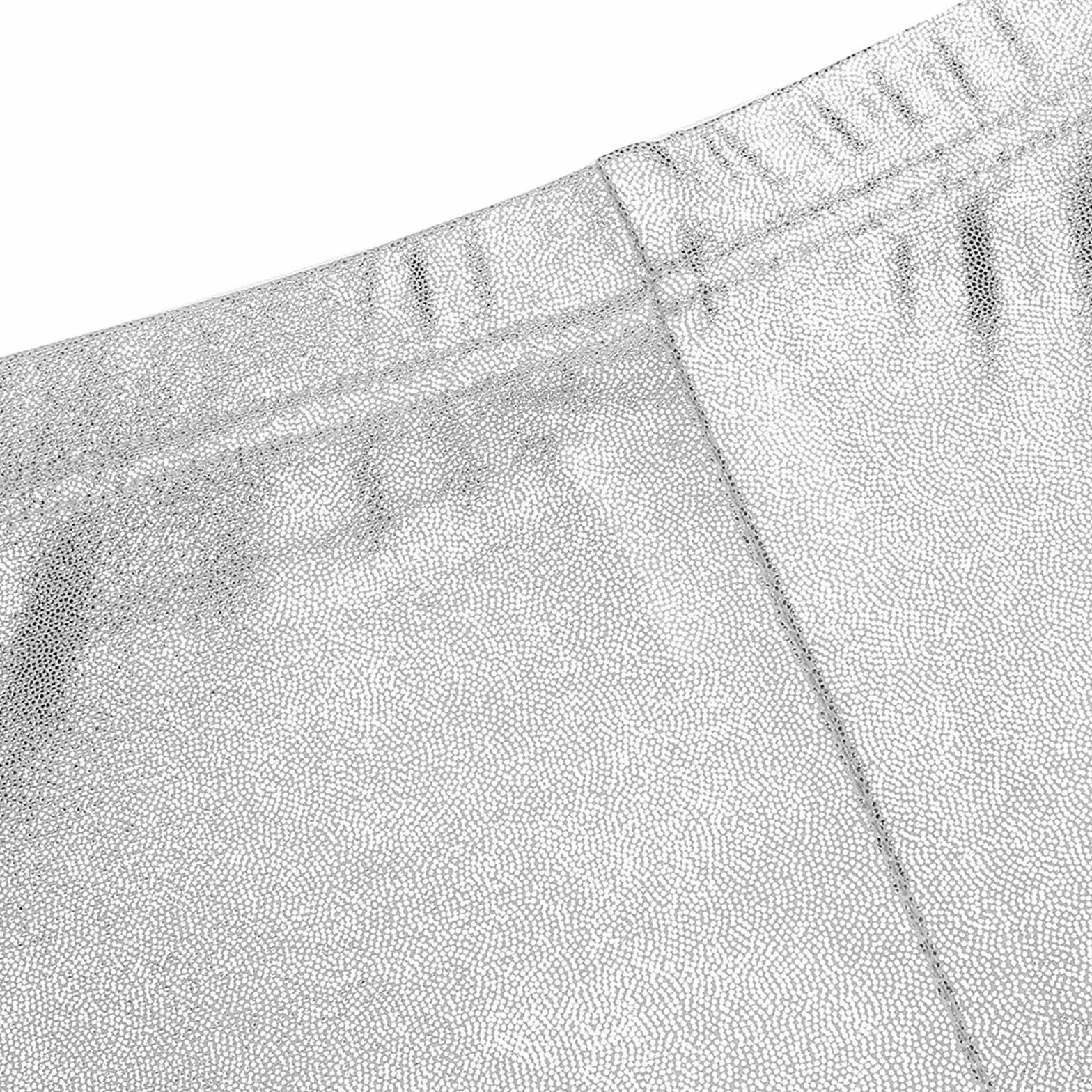 NewL Dziecięce dziewczęce spodnie do tańca gimnastyczne błyszczące metaliczne legginsy do tańca skinny na występy kostium