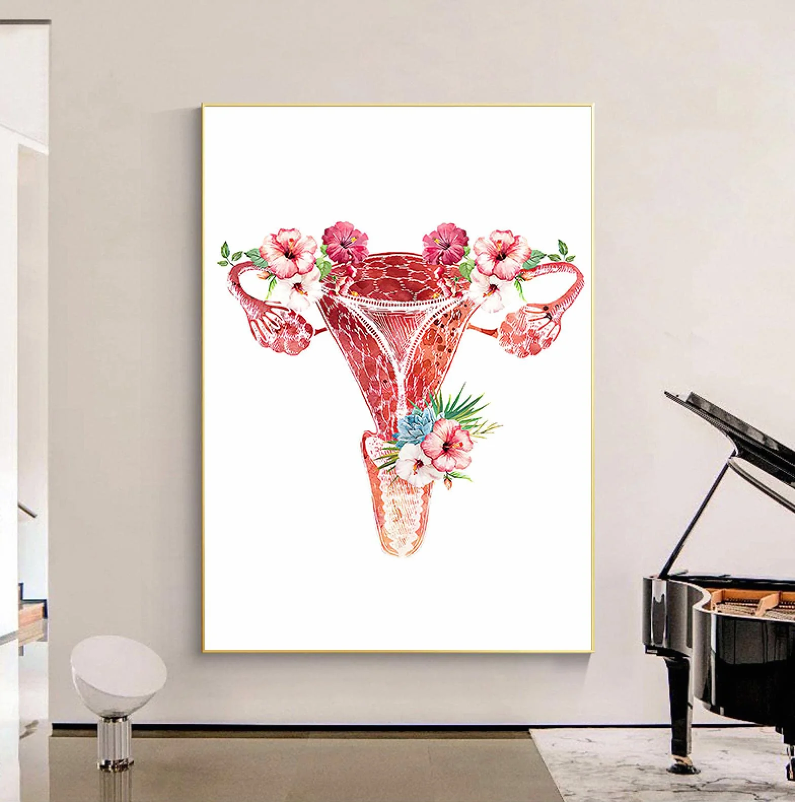 Obrazy ścienne medyczne 70 x 105 cm z ramą