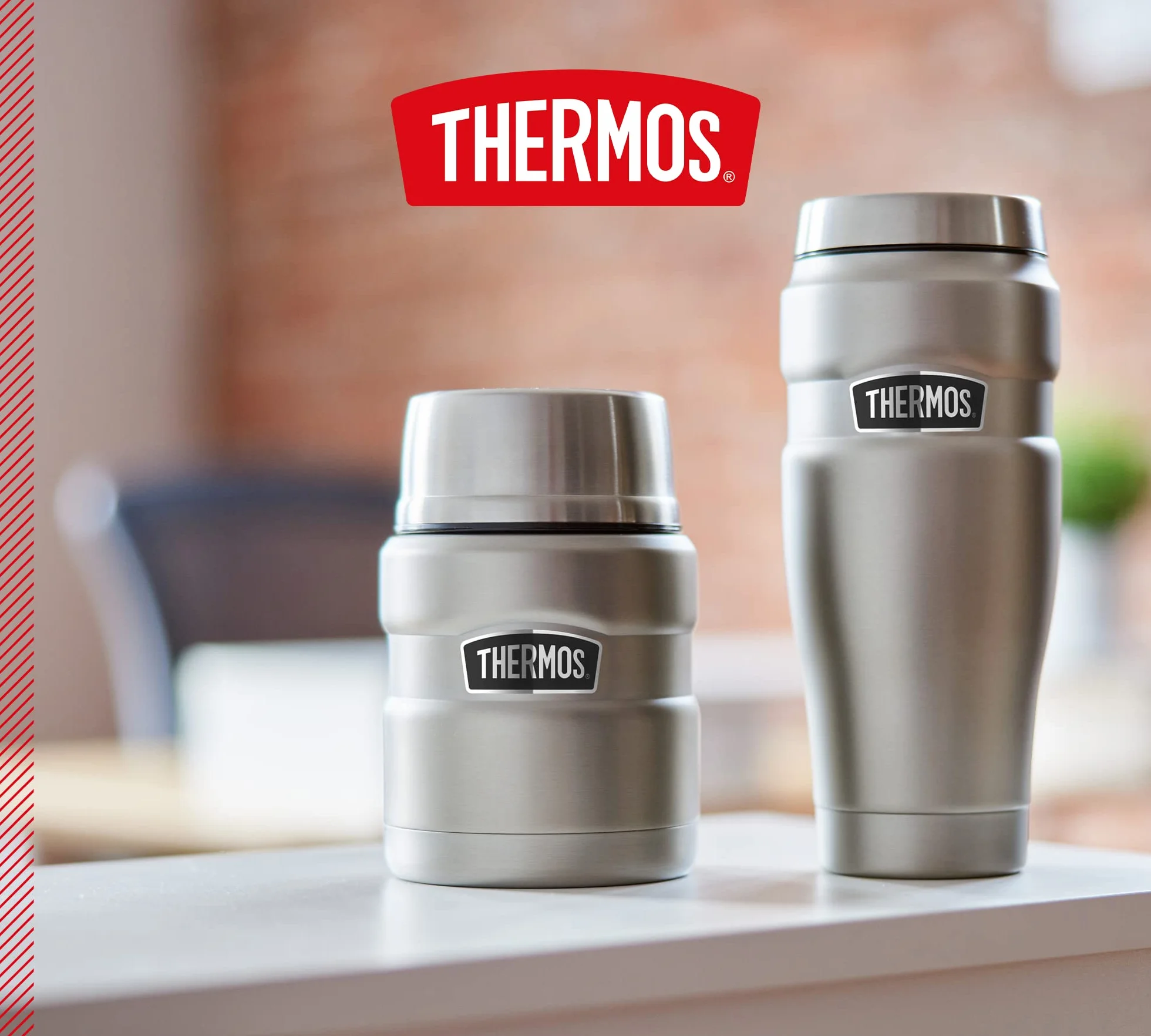 Thermos Stainless King Mug Kubek Termiczny Srebrny 470 ml