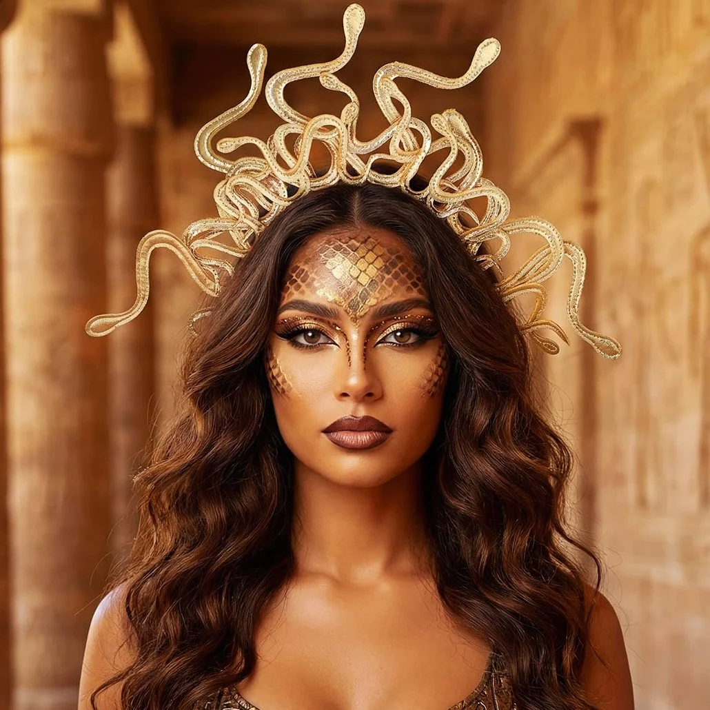 Meduza, opaska na głowę, grecka , nakrycie głowy, Halloween, cosplay, nakrycie głowy, karnawał, przyjęcie, akcesoria dla kobiet