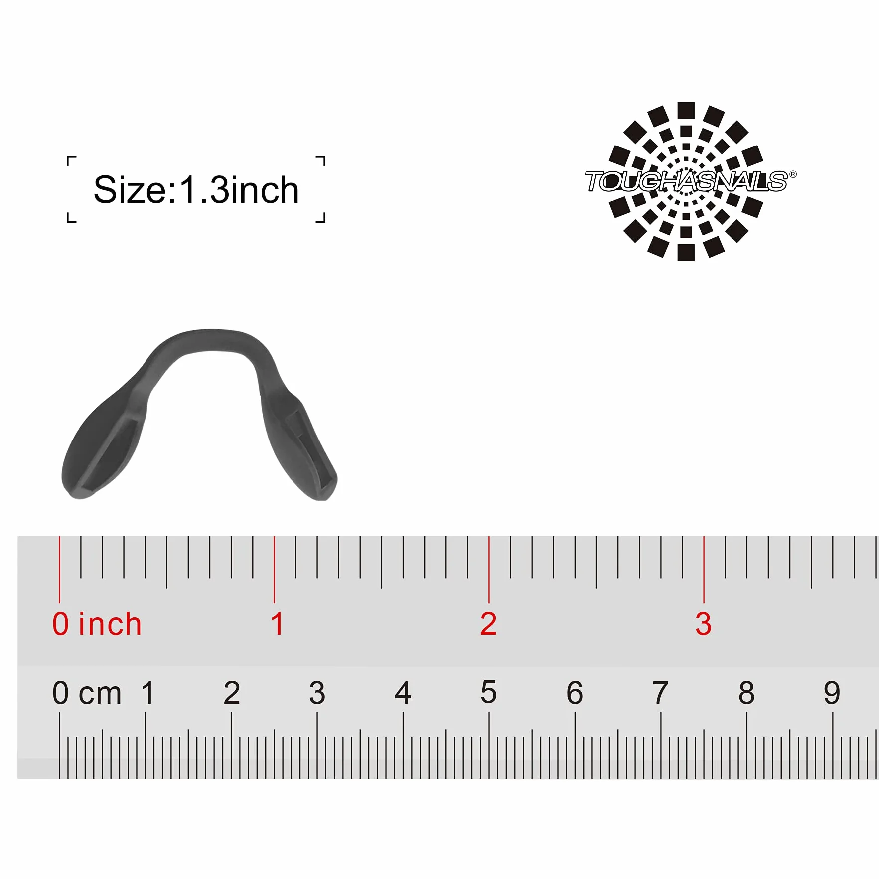 ToughAsNails Standardowe dopasowanie wymienne noski do okularów przeciwsłonecznych Oakley Split Shot OO9416/Split Time OO4129, Szary, Rozmiar uniwersalny