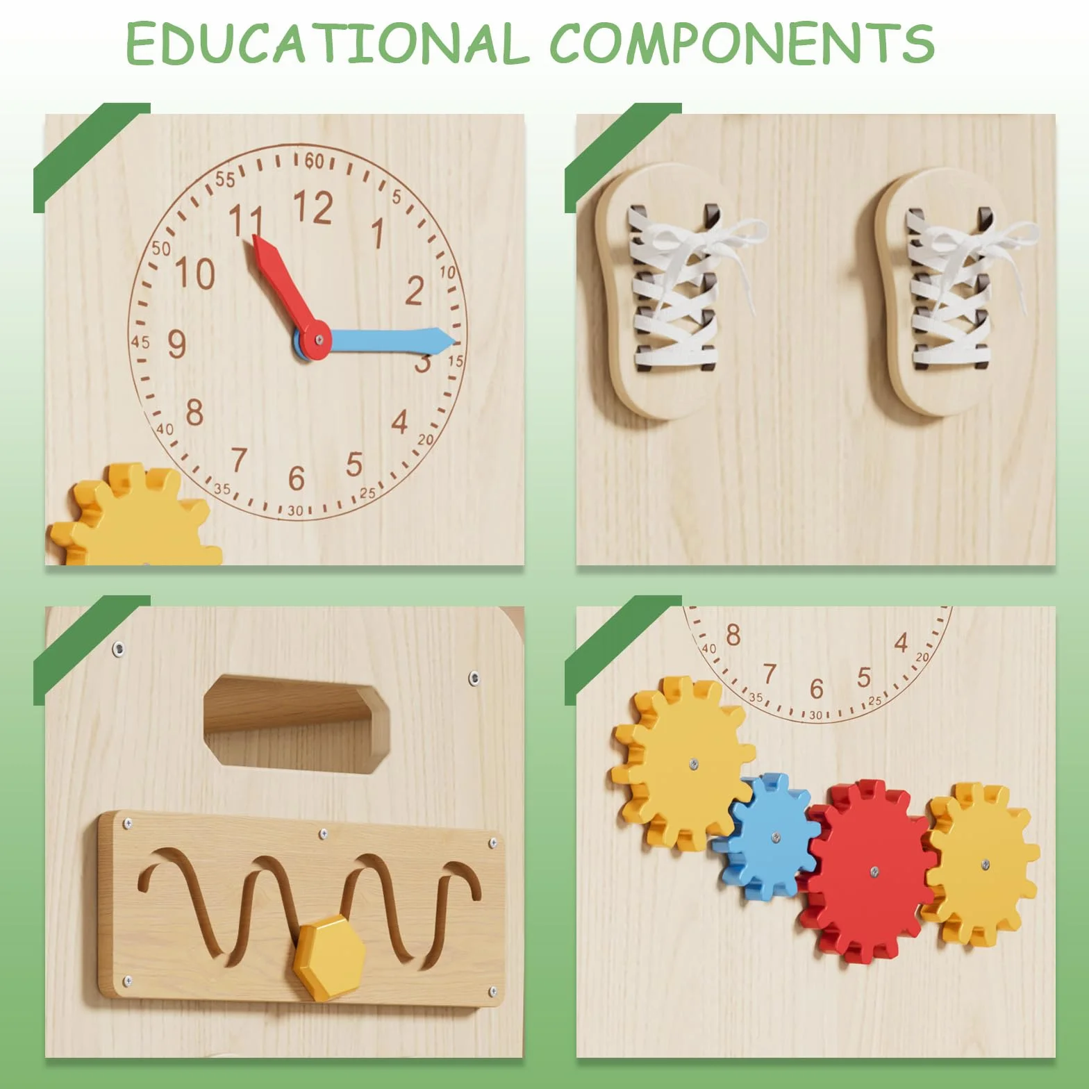 Montessori Wieża edukacyjna 4 w 1 drewniana z regulacją wysokości 4-stopniowa pomocnik kuchenny dla dzieci