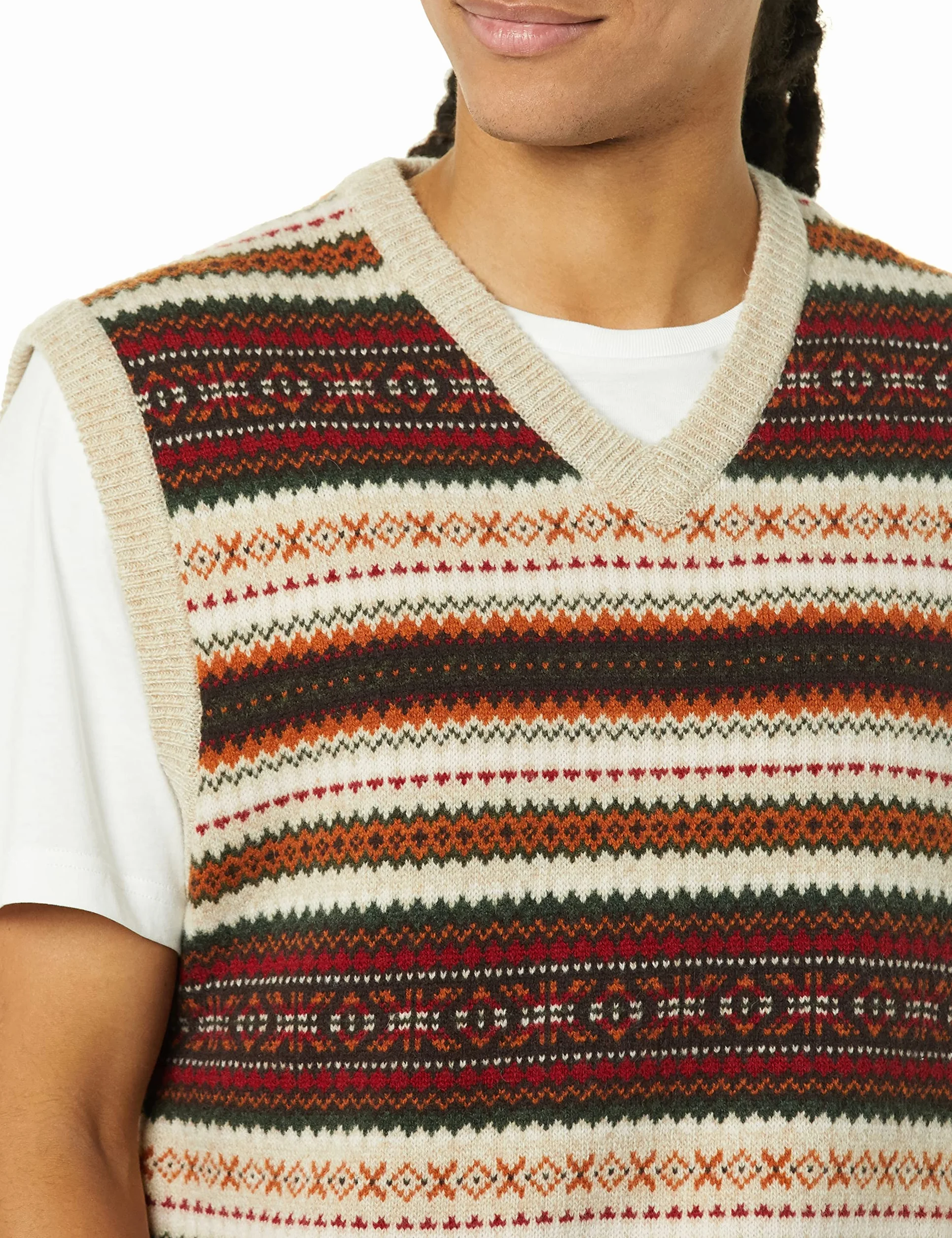 Amazon Essentials Mężczyźni Kamizelka z wełny jagnięcej (wcześniej Goodthreads)