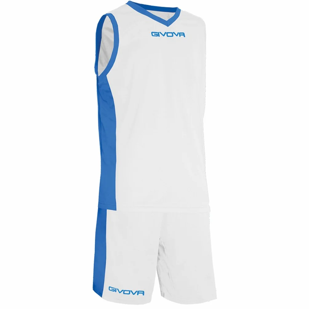 Givova Power Kit koszykówka, męski, Power, Multicolore (Bianco/Azzurro), 3XL