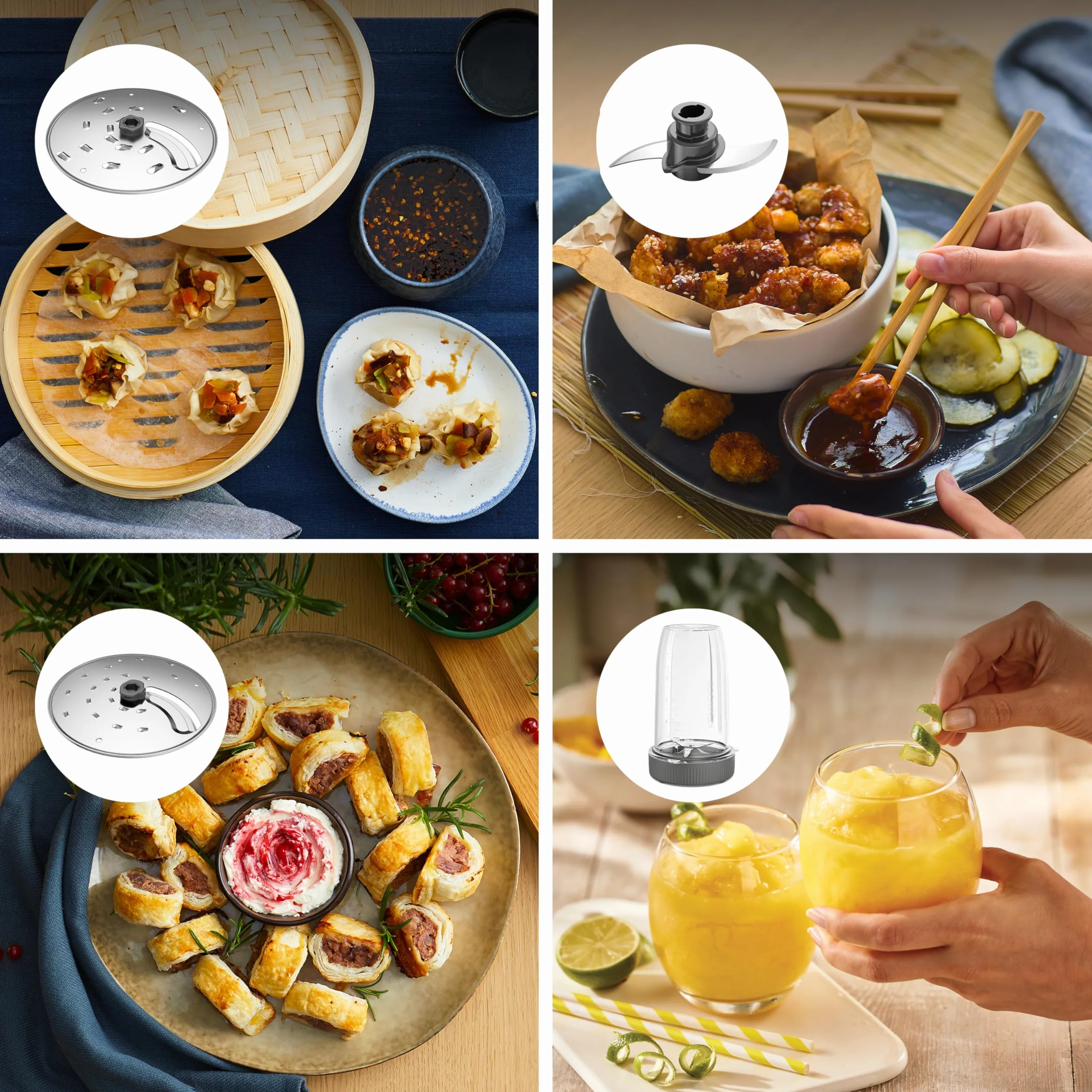 Kenwood MultiPro Compact robot kuchenny wielofunkcyjny stal nierdzewna 600 ml niebieski