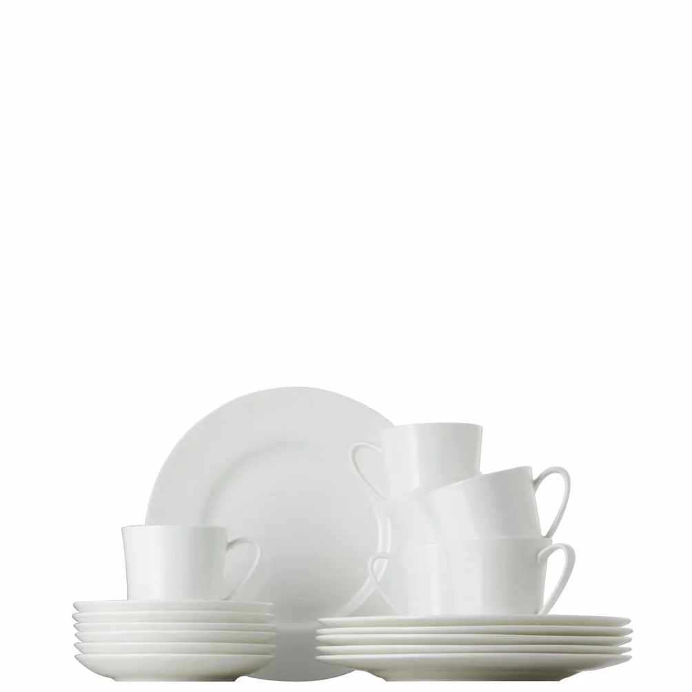 Rosenthal Jade Serwis Stołowy, Biały, 18 elementów