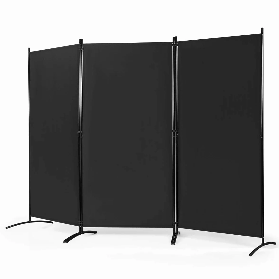 LIFEZEAL Składany parawan 3-częściowy, przegroda pokojowa osłona wizualna 260 x 183 cm, ścianka działowa przegroda do prywatności, separator pokojowy ochrona prywatności do salonu, biura, sypialni