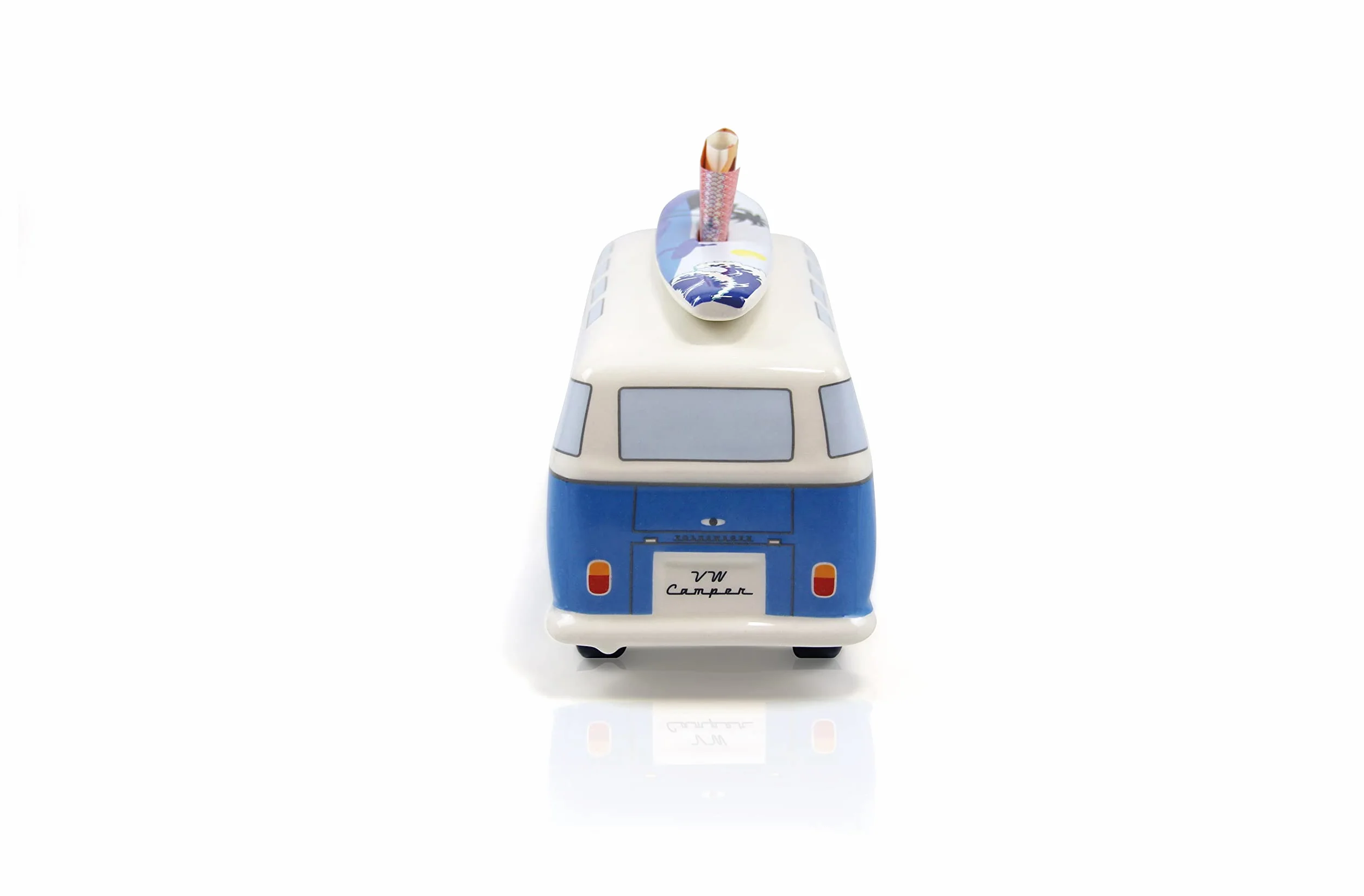 BRISA VW Collection Volkswagen Savings Bank skarbonka z deską surfingową T1 Bus Samba Surf Blue