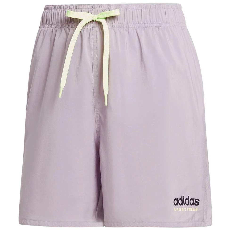 adidas Kobiety Branded Beach Shorts, preloved fig/aurora black, L