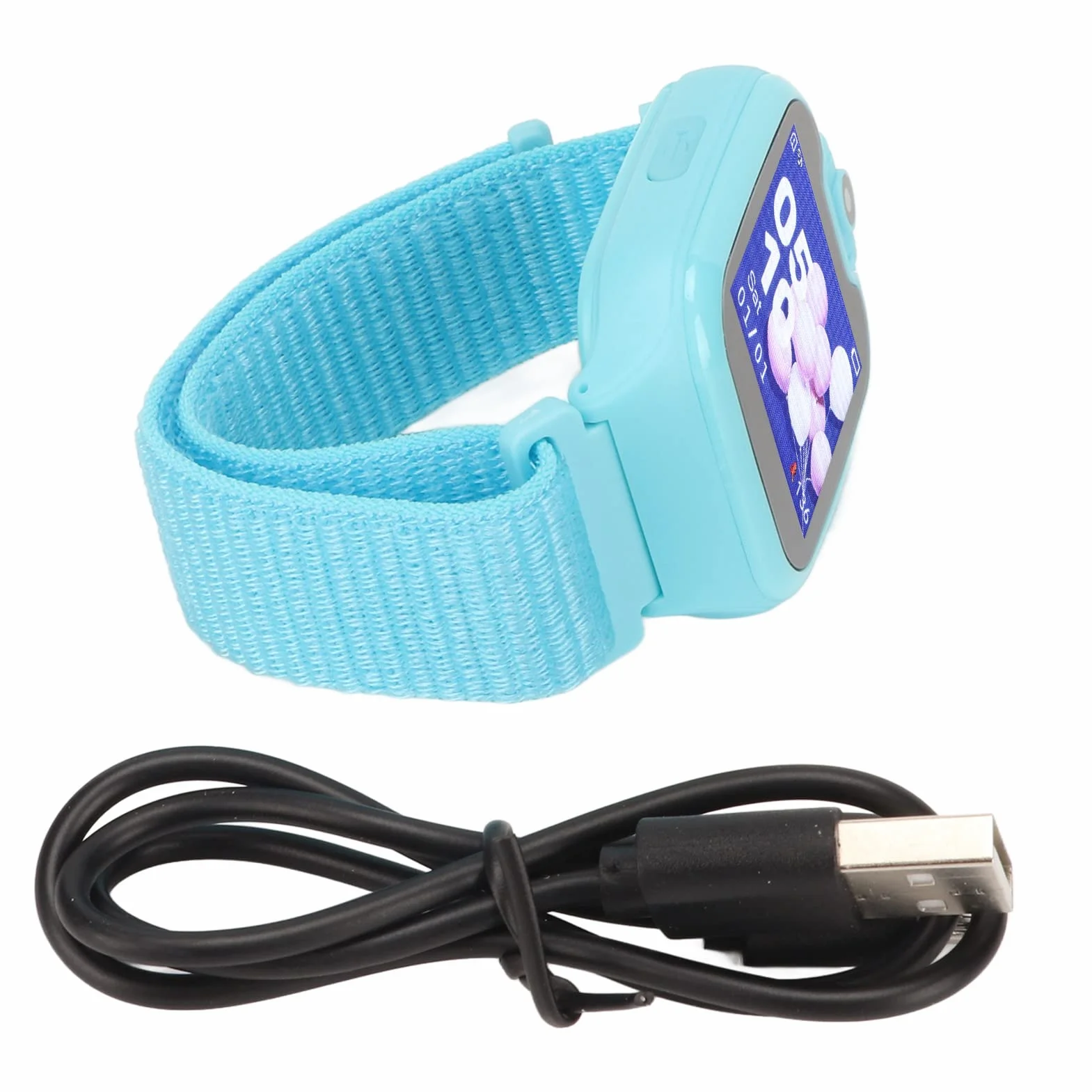Inteligentny Zegarek G9 dla Dzieci, Wodoodporny Smartwatch IP67 z 16 Grami, Kamera HD, Odtwarzacz Muzyki, Krokomierz, Latarka, Alarm - Urodzinowy 4-12 Lat