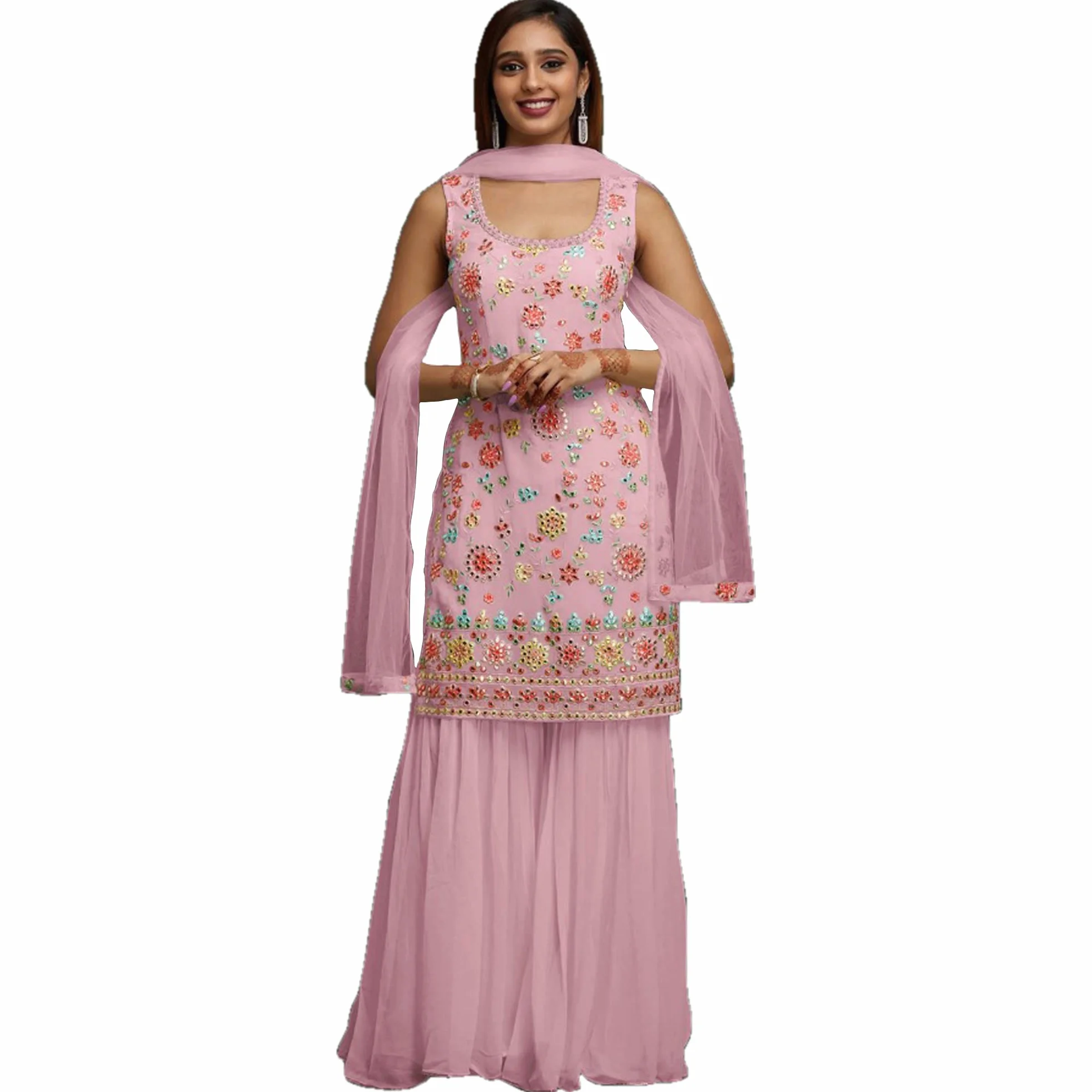 Tradycyjne ubrania nowe stroje gotowe do noszenia haft praca salwar Kameez punjabi patiyala garnitury, Wybór 1, 36