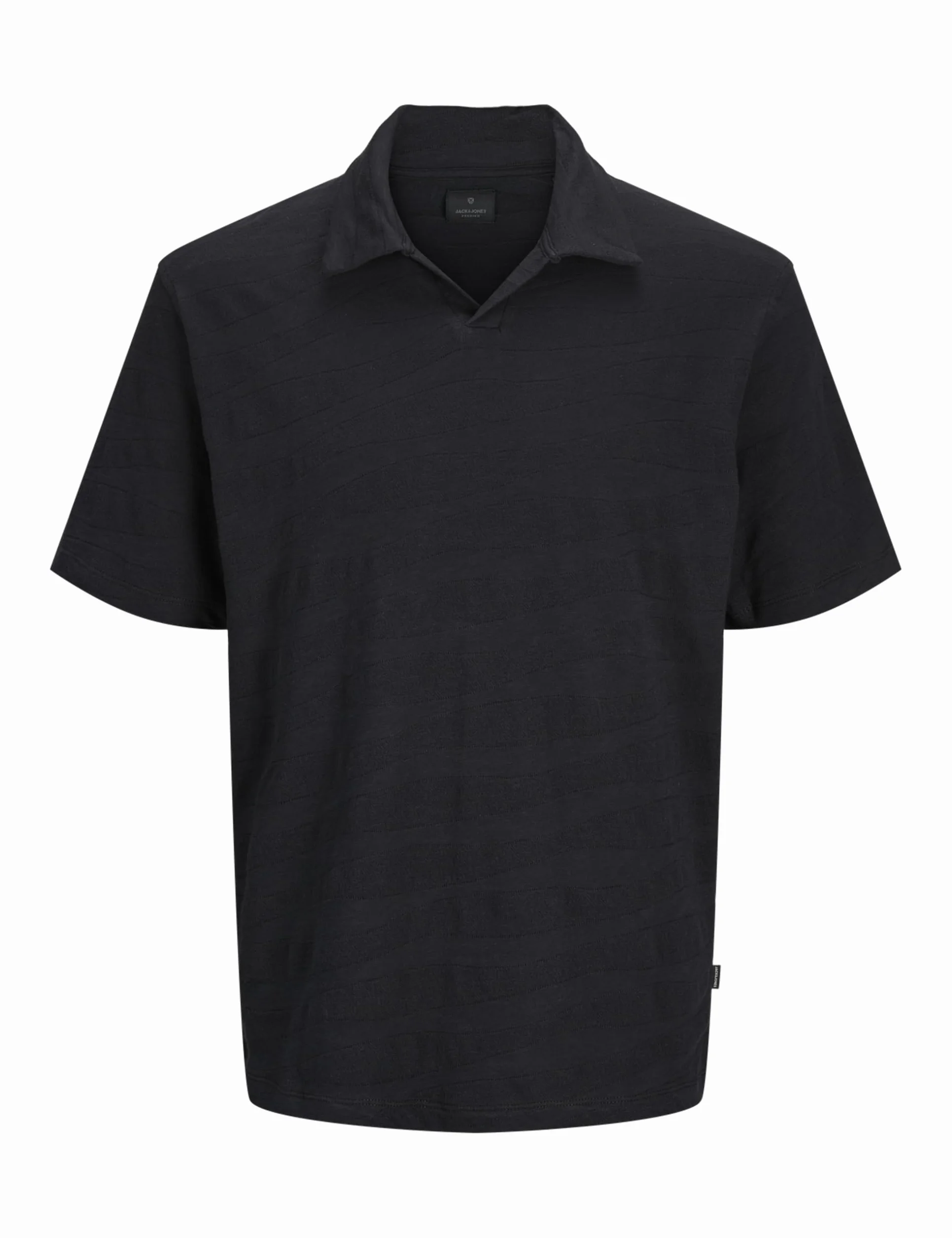 JACK & JONES Jprblatate męska koszulka polo ze split, Black Beauty, M