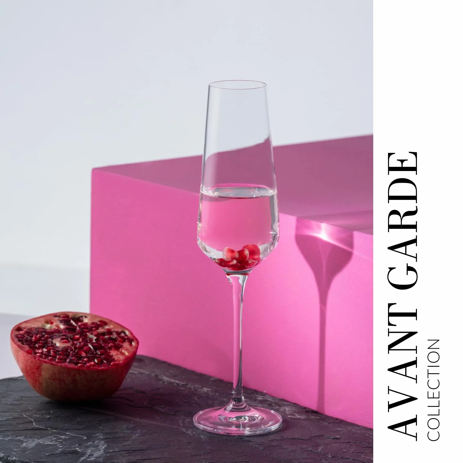 KROSNO Kieliszki do szampana Komplet 4 sztuk 200 ml Avant-Garde Szkło kryształowe bezołowiowe