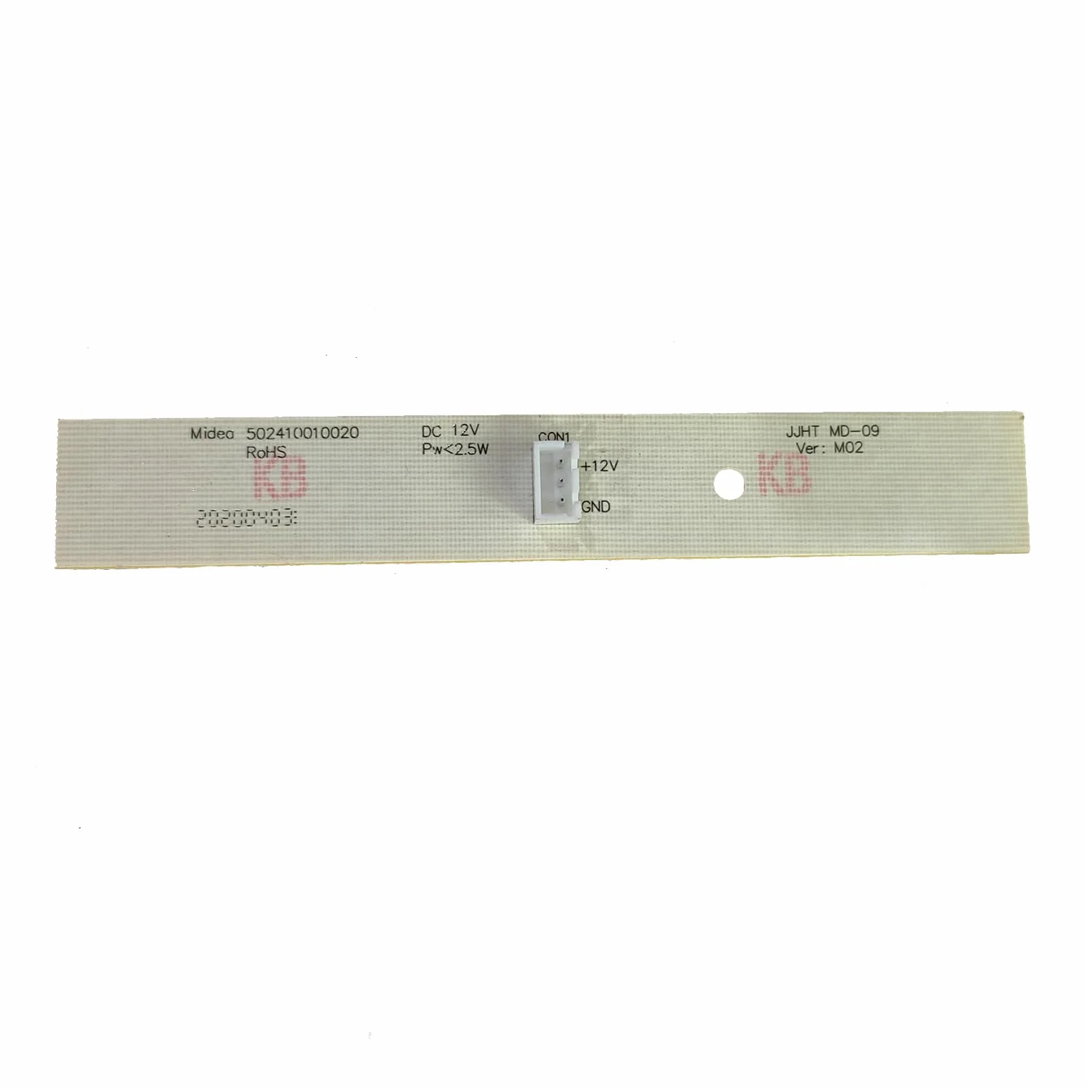 Zapasowa taśma świetlna LED kompatybilna z lodówką Midea listwa świetlna LED BCD-536WKM 17431000000072 502410010020 akcesoria naprawcze