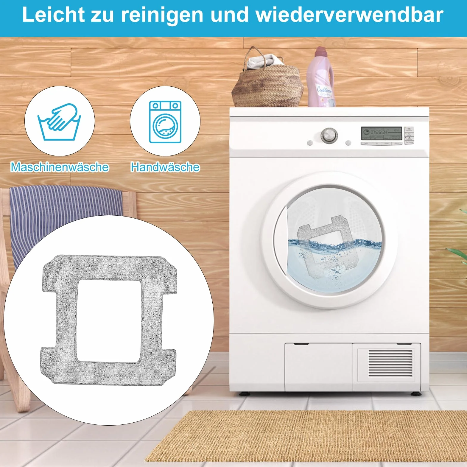 6 sztuk ściereczek do czyszczenia Ecovacs Winbot W2/W2 Omni/W1/W1 Pro/robot do mycia okien, wielokrotnego użytku, nadaje się do prania, robot do czyszczenia okien Ecovacs