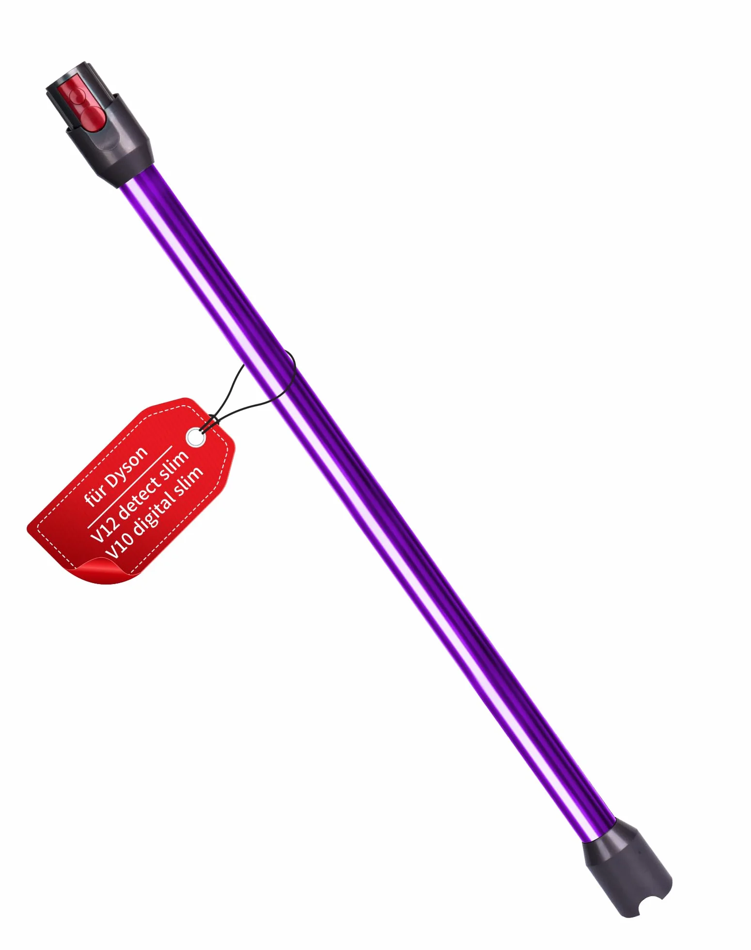 Rura przedłużająca do odkurzaczy Dyson V12 Detect Slim V10 Digital Slim 74 cm aluminiowa teleskopowa fioletowa