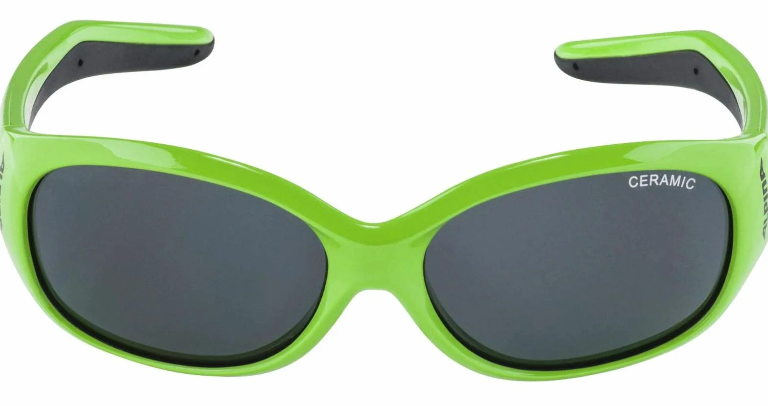 ALPINA Unisex - Dzieci, FLEXXY KIDS Okulary przeciwsłoneczne, green dino gloss/black, One Size