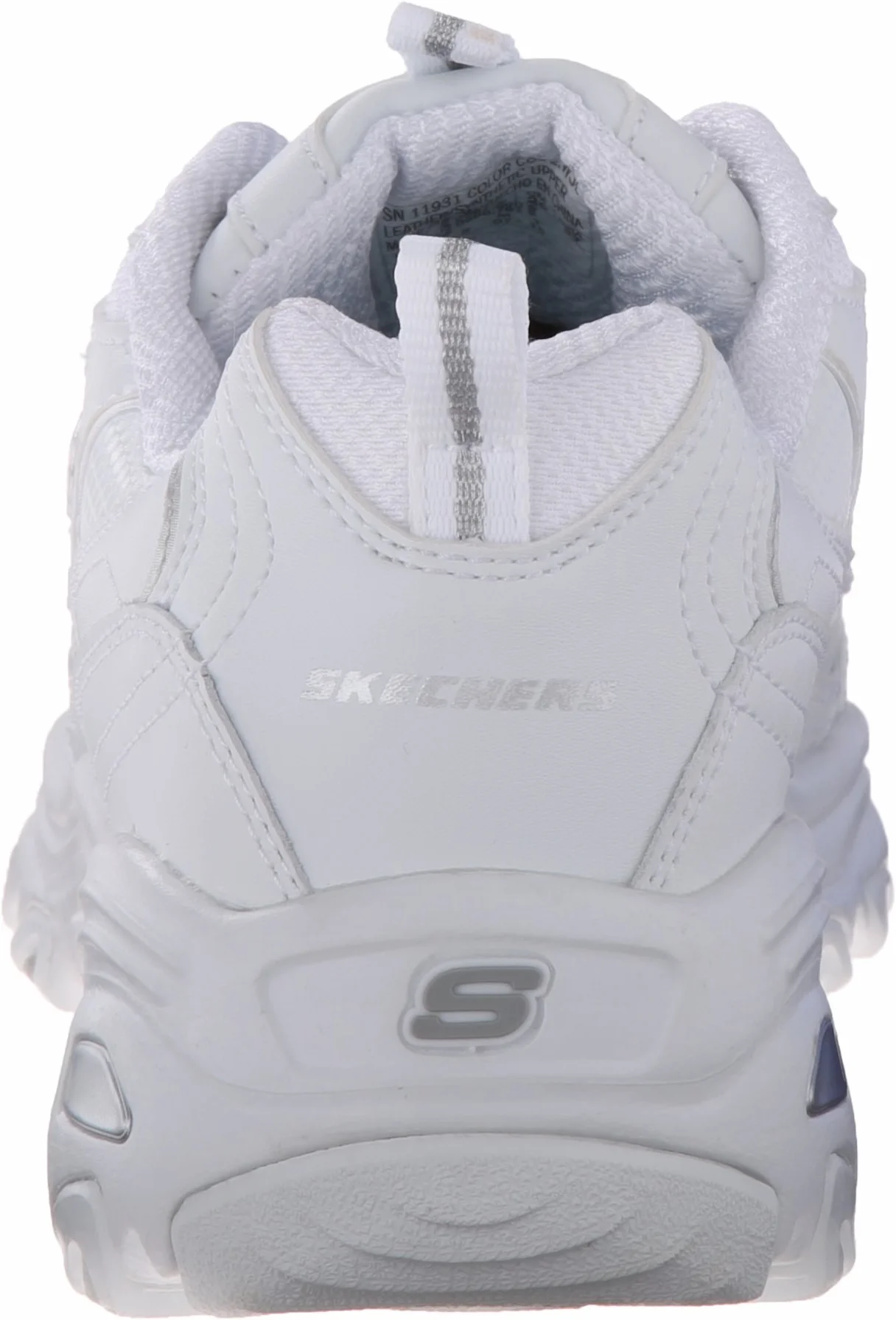 Skechers Damskie buty sportowe D'lites biggest Fan Sneaker, biały - biały, srebrny. - 38 EU Weit