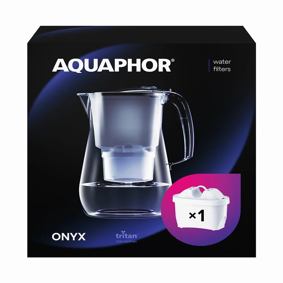 AQUAPHOR Filtr do wody Onyks Czarny 4,2 l z filtrem MaxFOR+