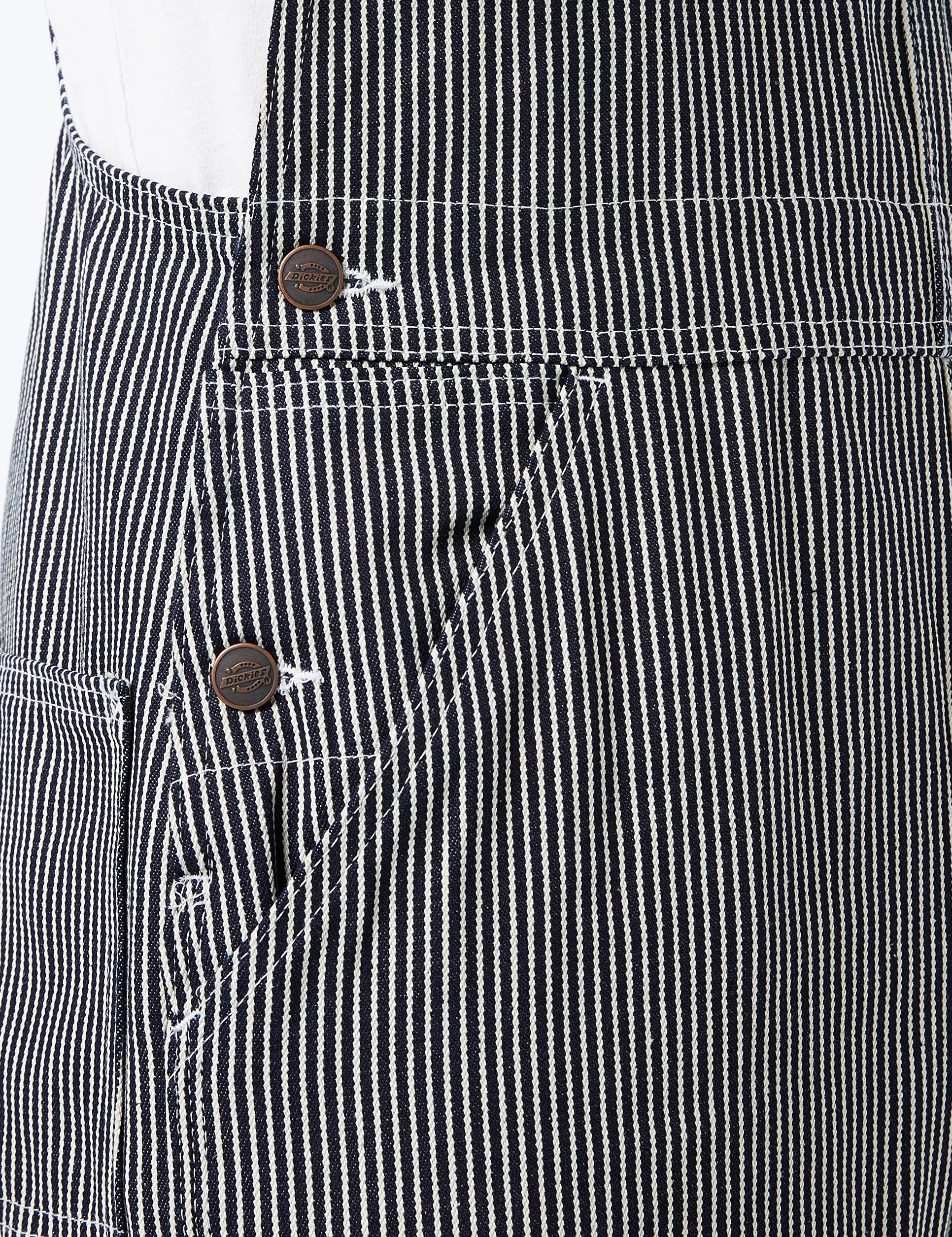 Dickies Kombinezon męski na szelkach, Hickory Stripe, 32W / 32L