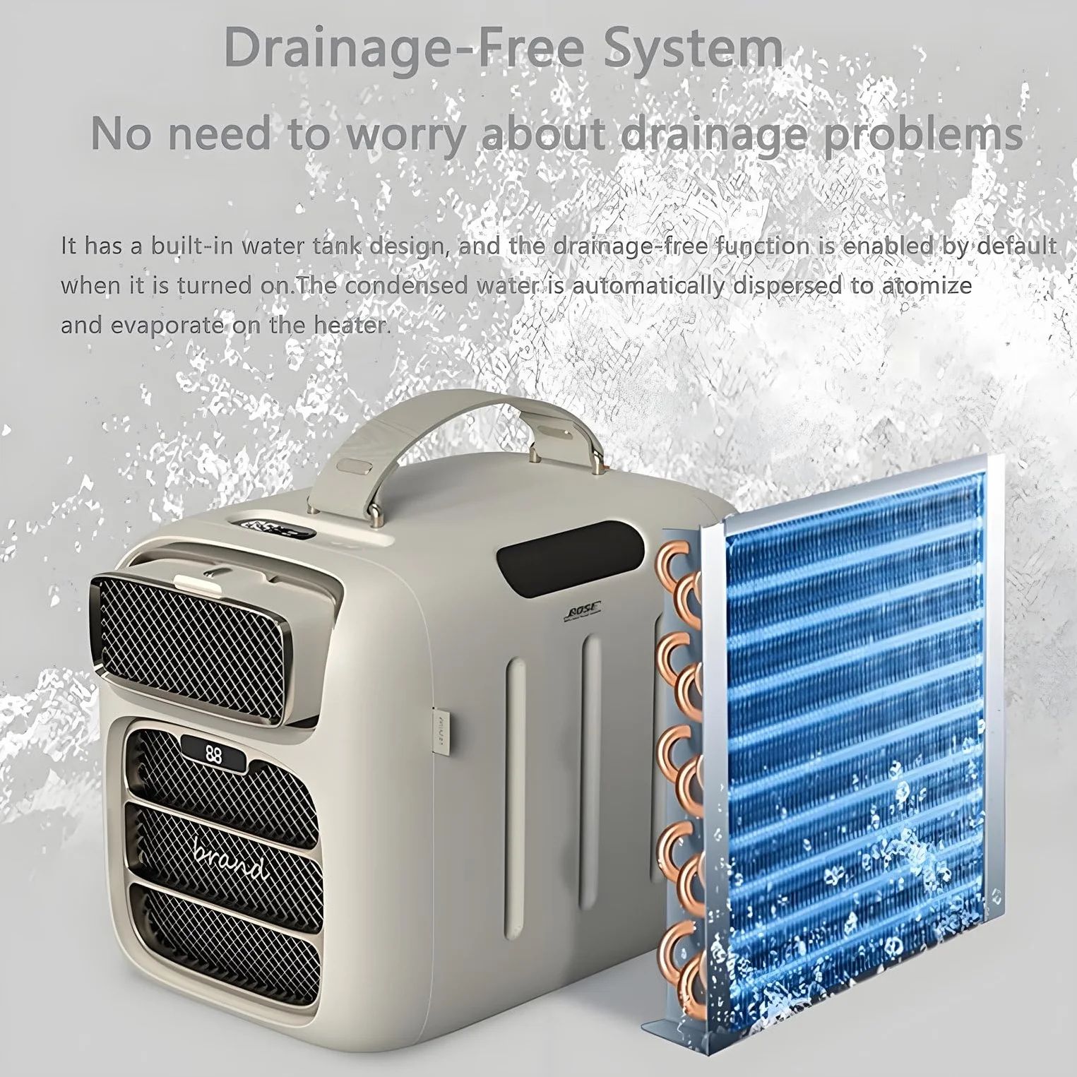 Klimatyzator Przenośny 5121BTU 24V AC/DC Do Namiotu Przyczepy Kampera