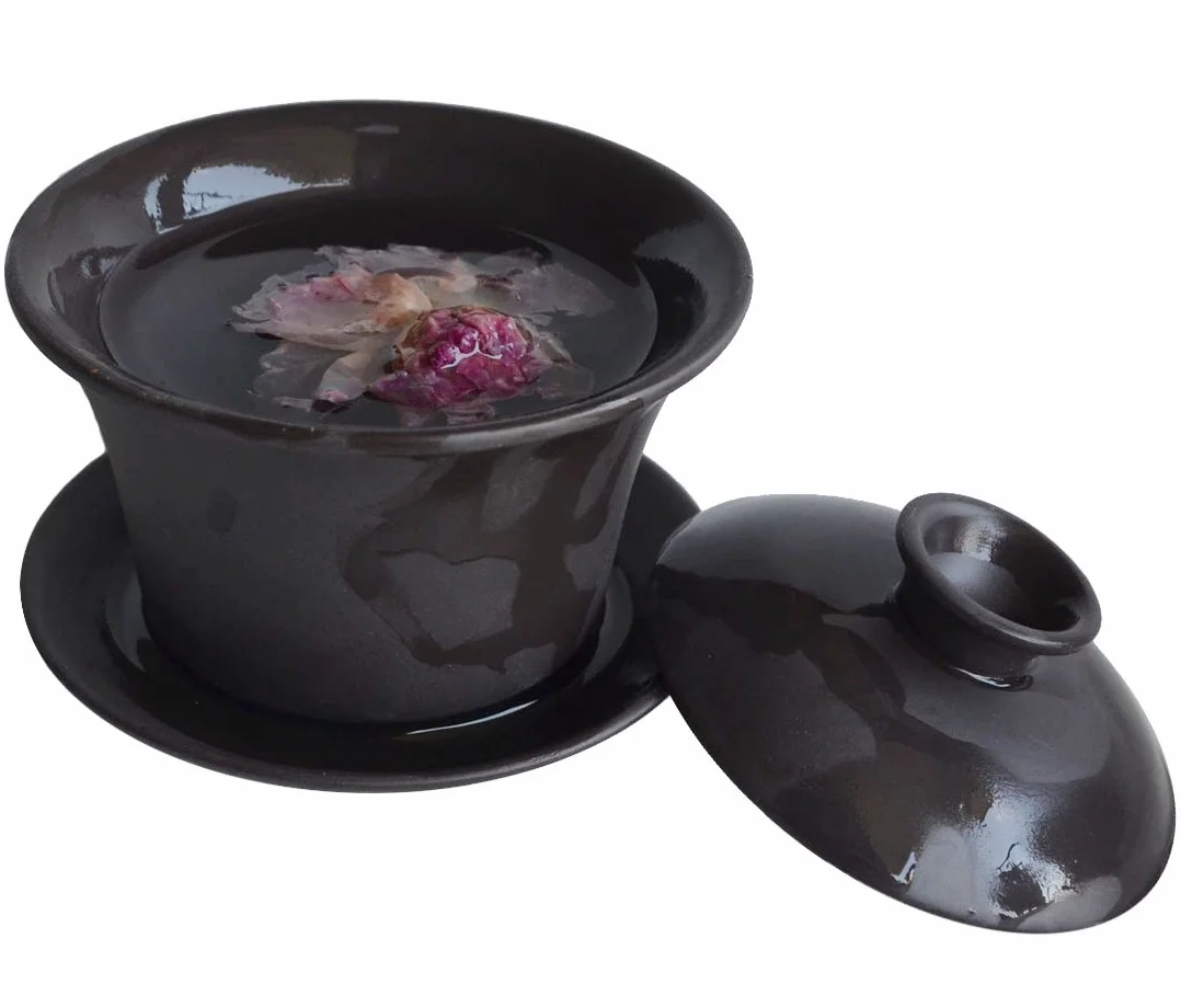 Filiżanka do herbaty Kungfu zisha czerwono-brązowa 130 ml kubek yixing