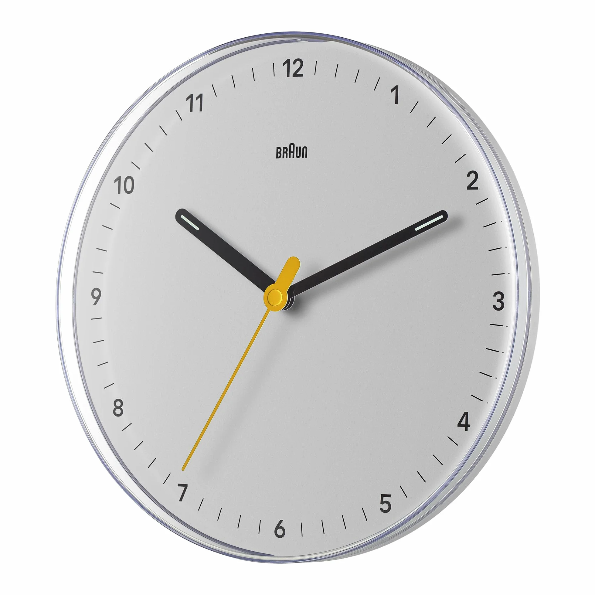 Braun Zegar ścienny analogowy kwarcowy BC26W biały 23 cm