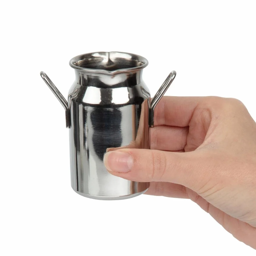 NISBETS CL209 Mini kościół mleczny stal nierdzewna 120 ml 45 x 80 mm