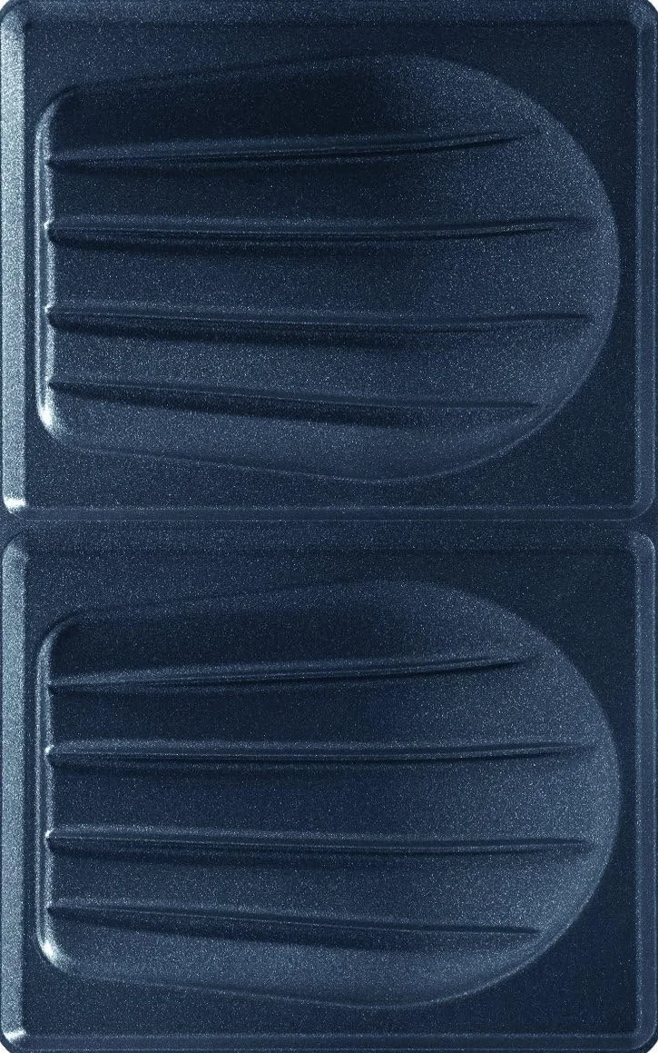 TEFAL XA800112 Wymienne płyty muszelki do Snack Collection, nieprzywierająca, czarny
