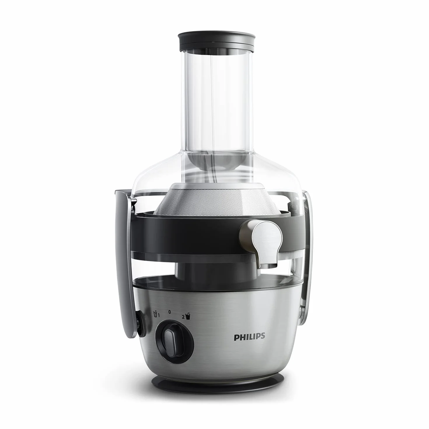 Philips Sokowirówka - 1100 W, 2 l, Aplikacja z przepisami HomeID, Podajnik XXL, Technologia Quick Clean (HR1921/20)