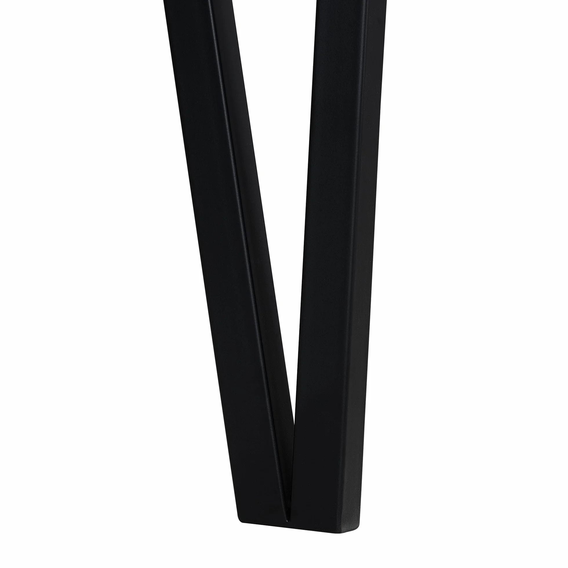 Stół do jadalni industrialny beżowoszary metalowe nogi 130 x 80 cm Cambell