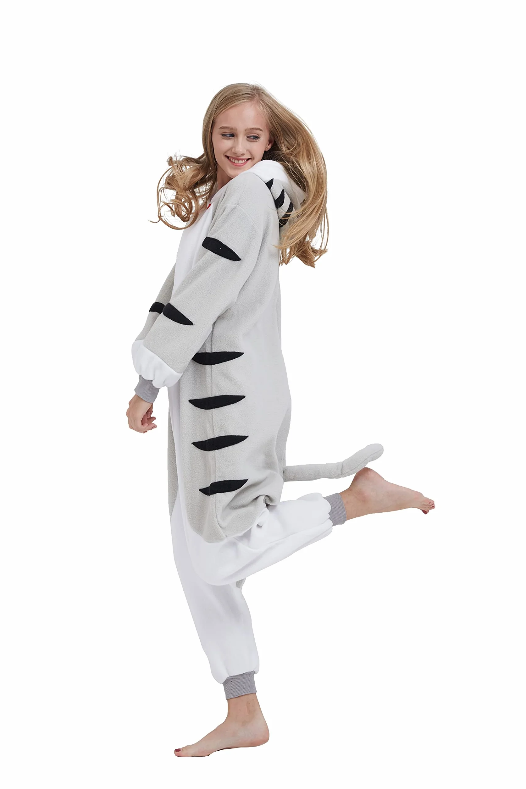 SimZoo Animal Onesie PiżAma Dla DorosłYch Kostium Kota Bielizna Nocna Dla MężCzyzn Kobiety Unisex JednoczęśCiowa Odzież Domowa