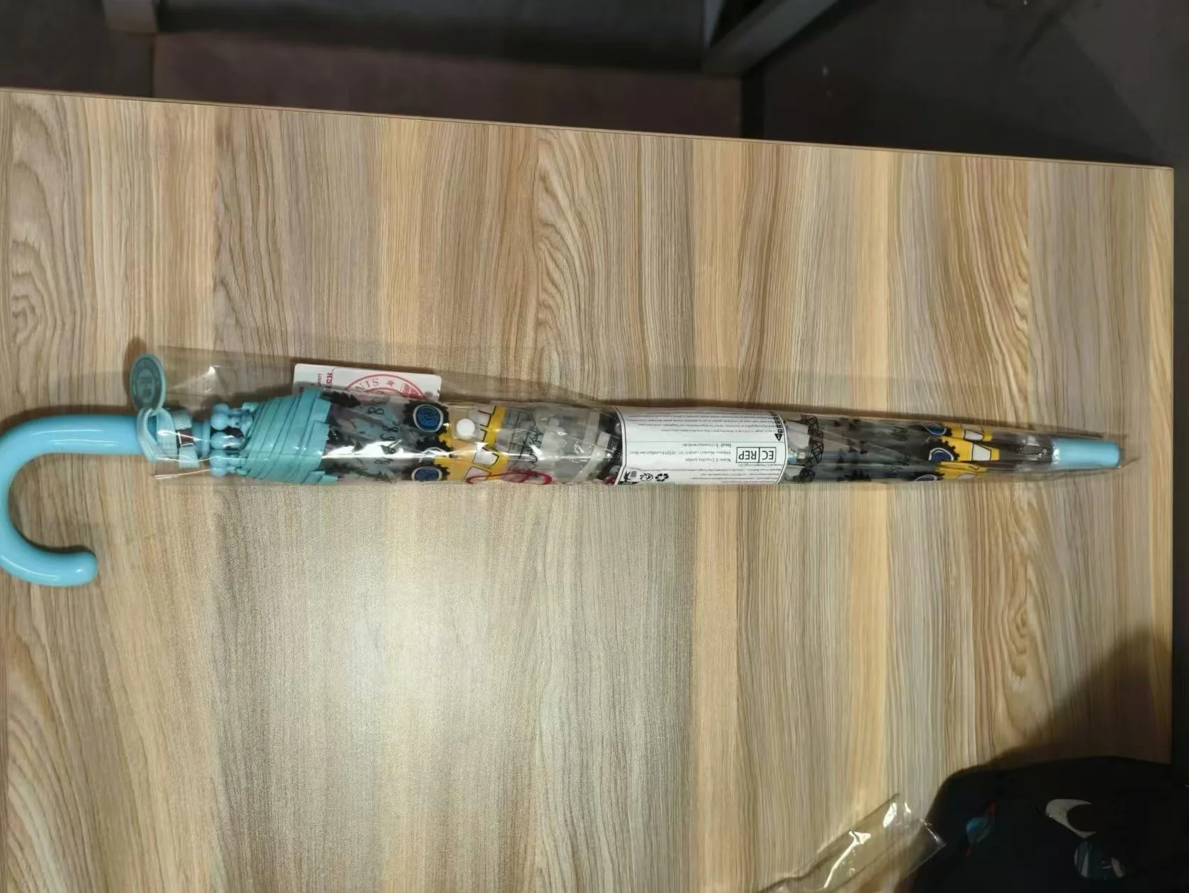 Parasol dziecięcy z dachem kopułowym, lekki, uroczy, zabawny design, ochrona przed wiatrem i deszczem, parasol w kształcie dzwonka, przezroczysty - prezent dla dzieci