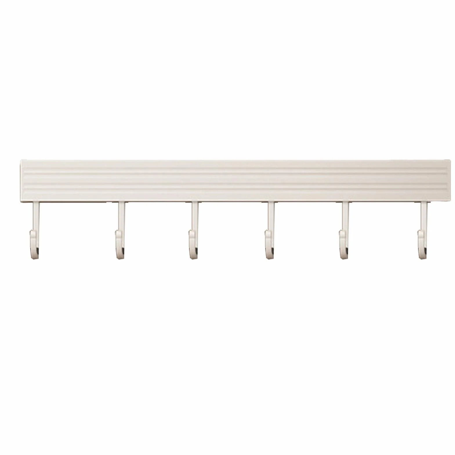 Aluminiowy Wieszak Kuchenny na Przybory 30 cm 6 Haczyków Bez Dziurkacza