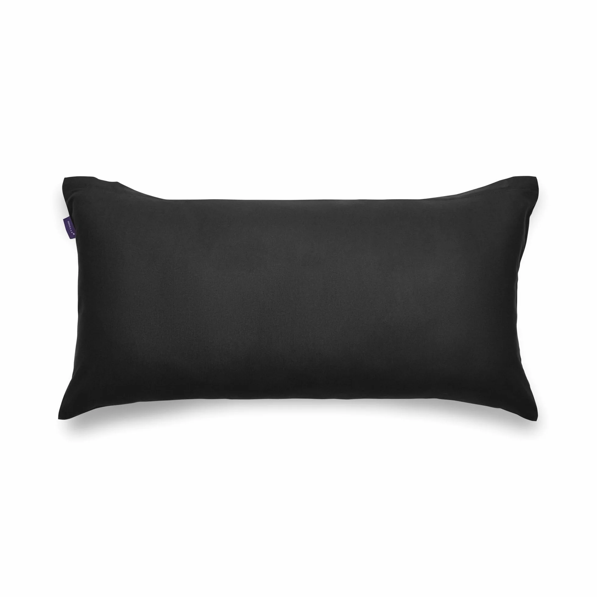 Poszewki na poduszki ze 100% bawełny 40 x 80 cm czarne zestaw 2 szt.