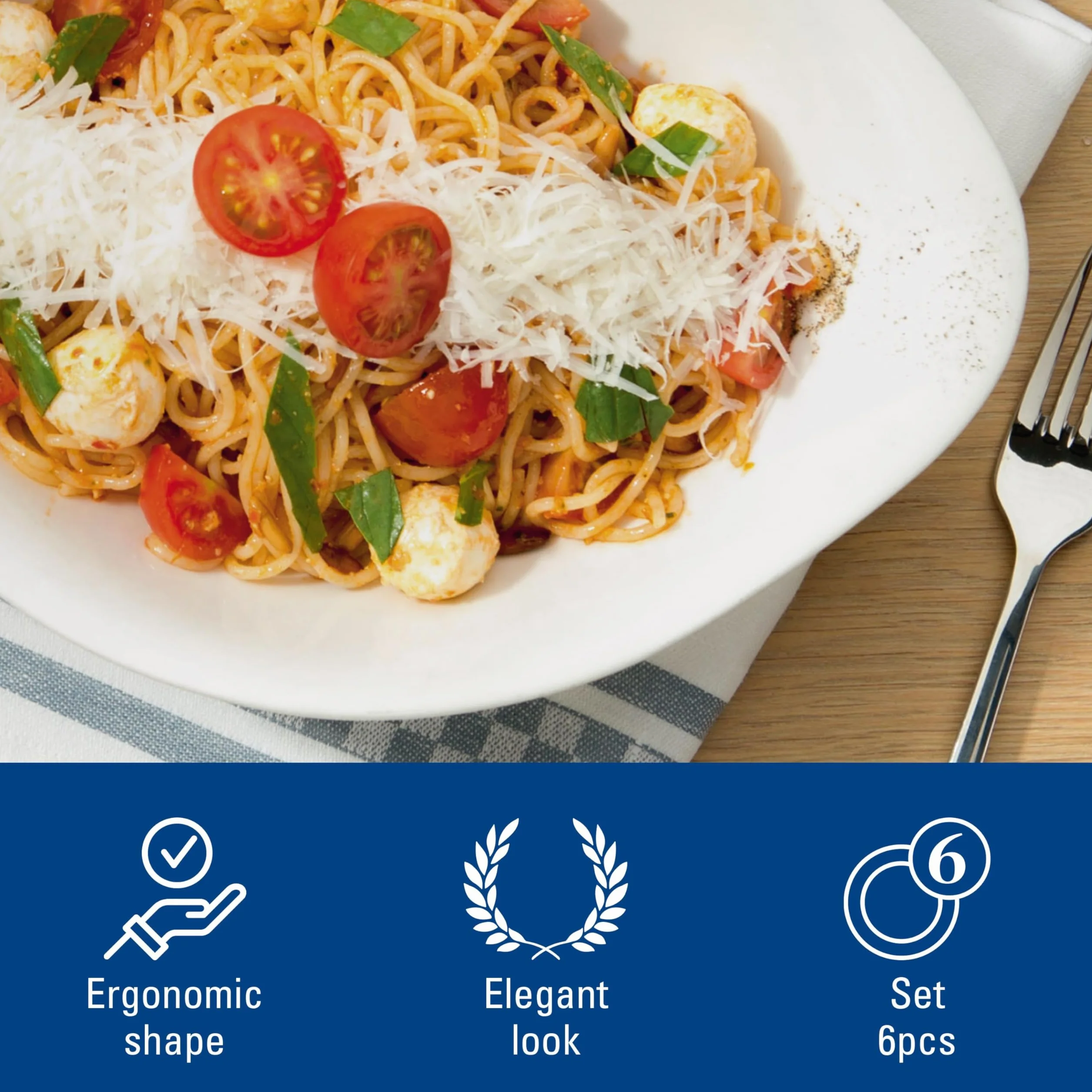 Villeroy & Boch – Vapiano zestaw misek Trio, 6-cz. zestaw naczyń, idealny do obiadu dla dwóch osób, porcelana Premium, można myć w zmywarce, można używać w kuchence mikrofalowej, kolor biały